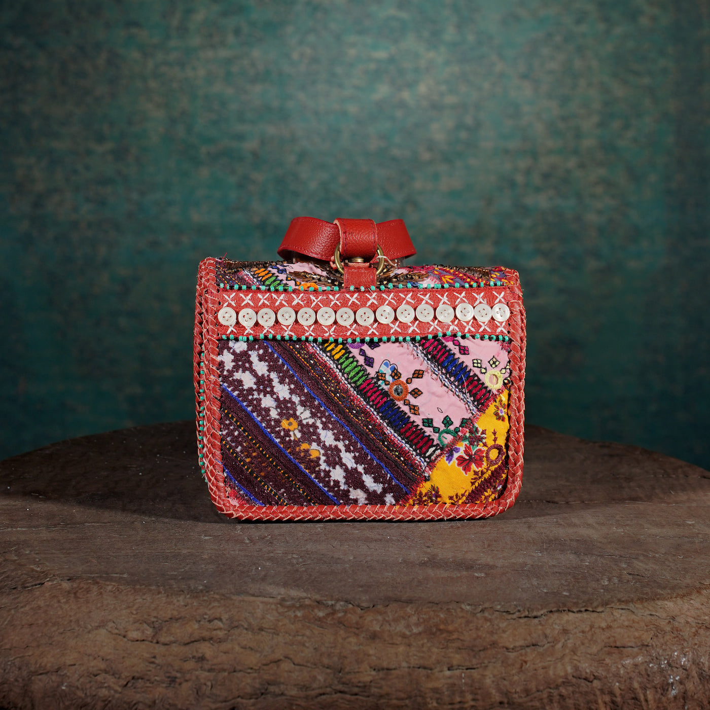 Burgundy Diya Belt Bag 002
