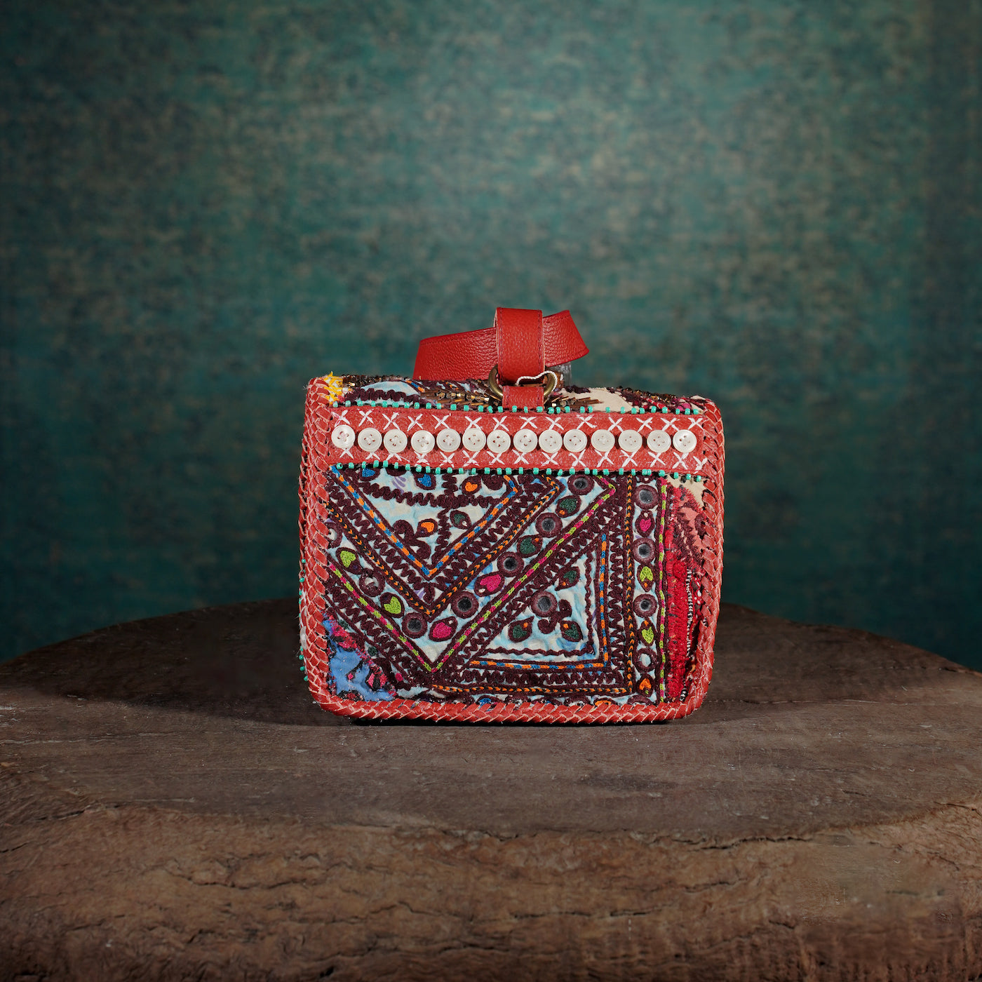 Burgundy Diya Belt Bag 003