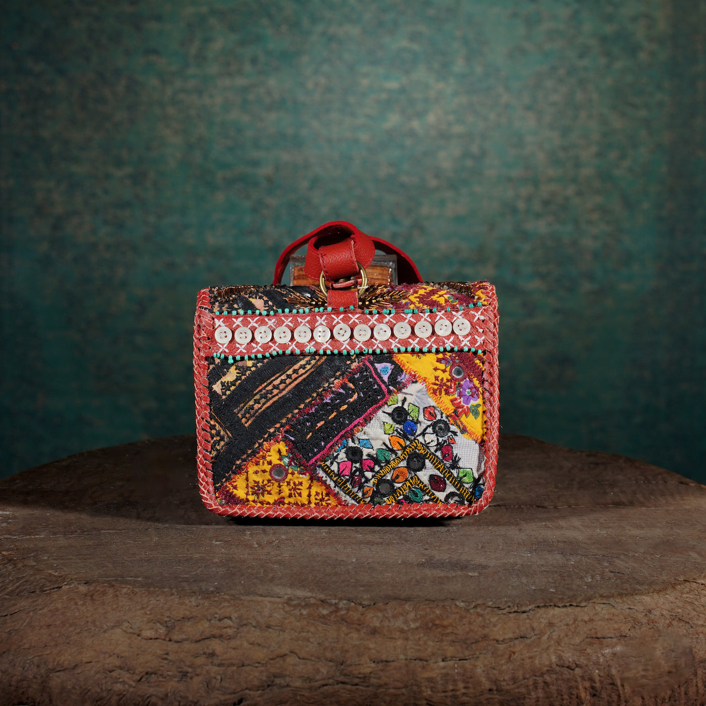 Burgundy Diya Belt Bag 005