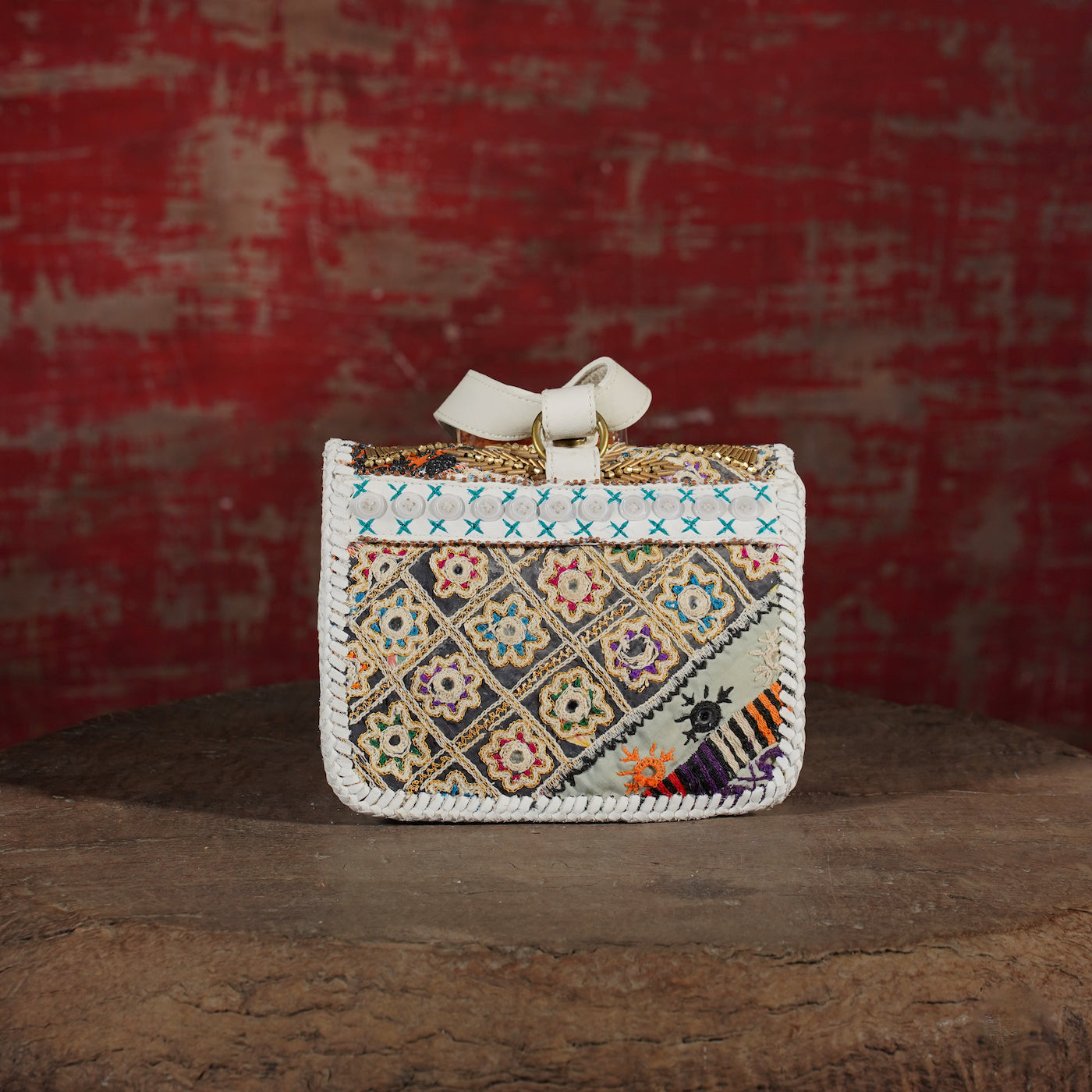 Cream Diya Belt Bag 002
