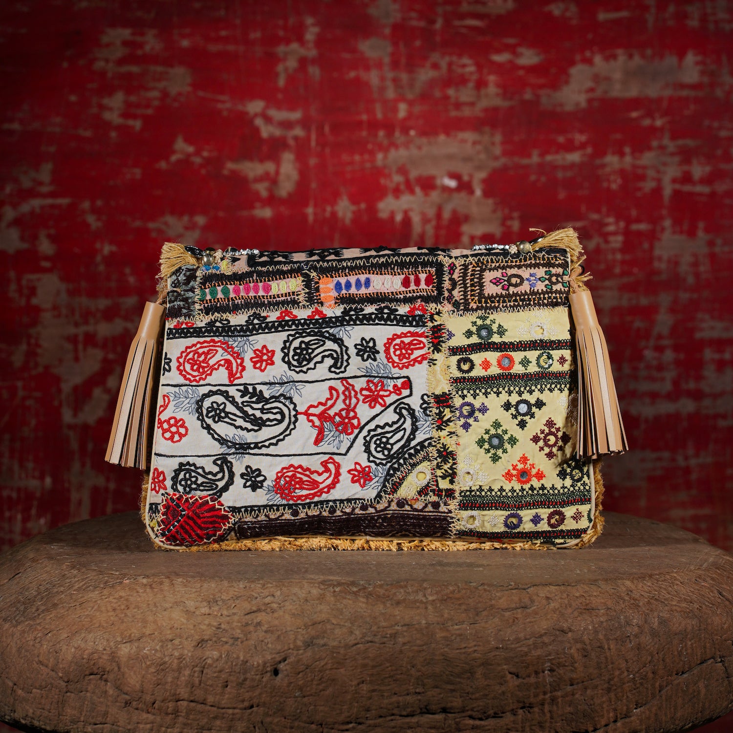 Beige Banjara Clutch 004
