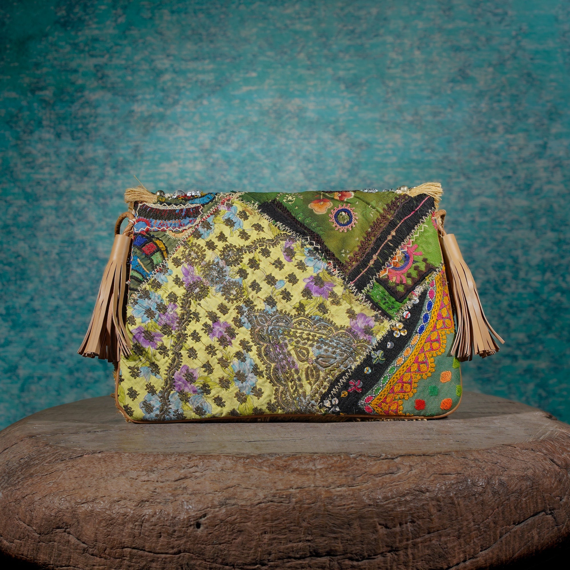 Beige Banjara Clutch 019
