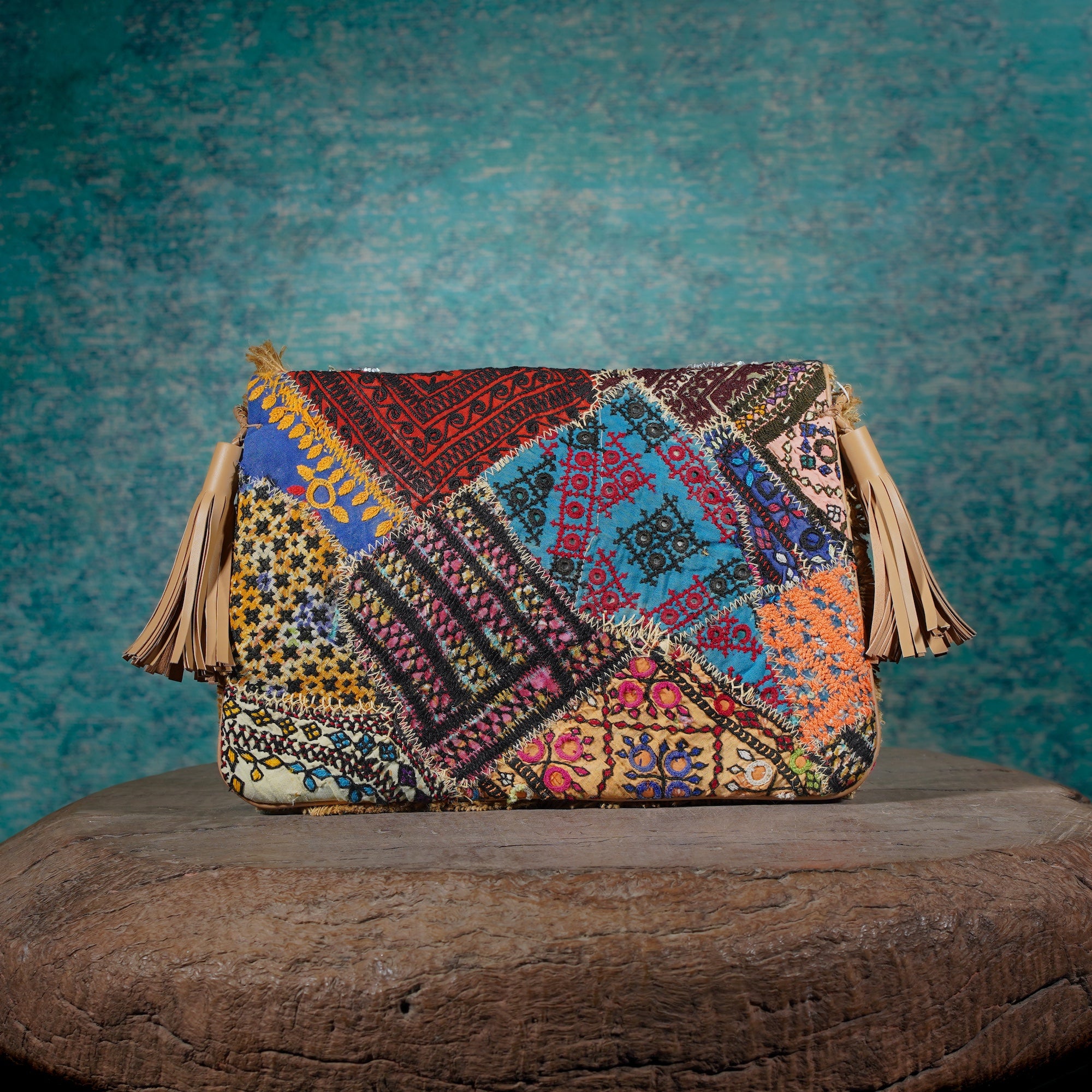 Beige Banjara Clutch 020