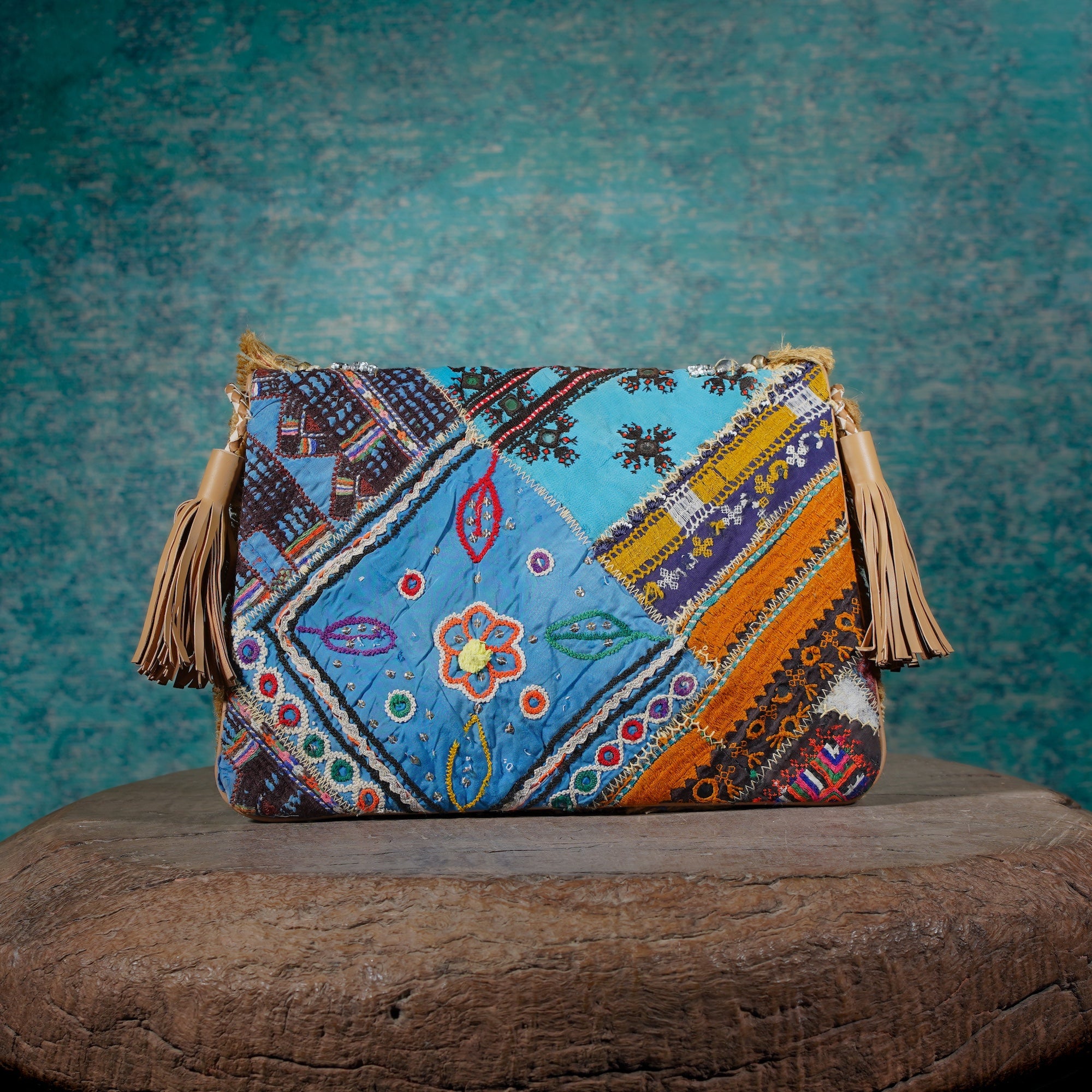 Beige Banjara Clutch 021