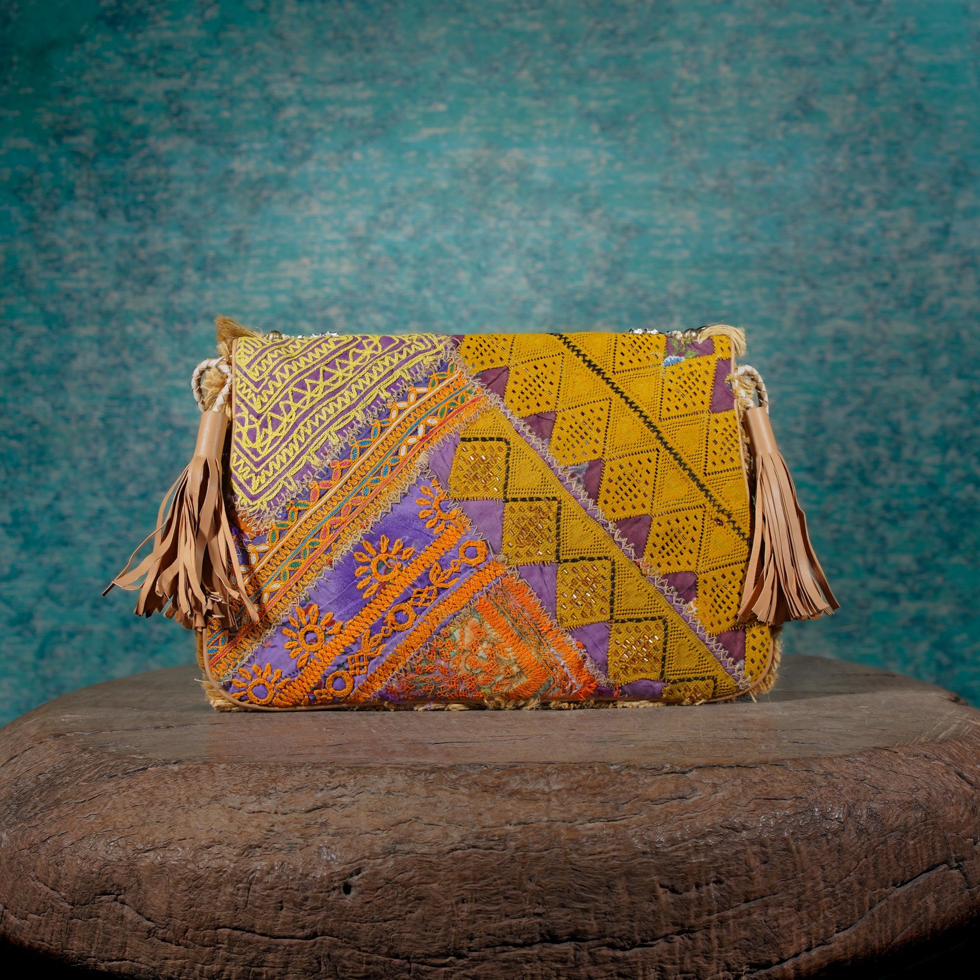 Beige Banjara Clutch 022