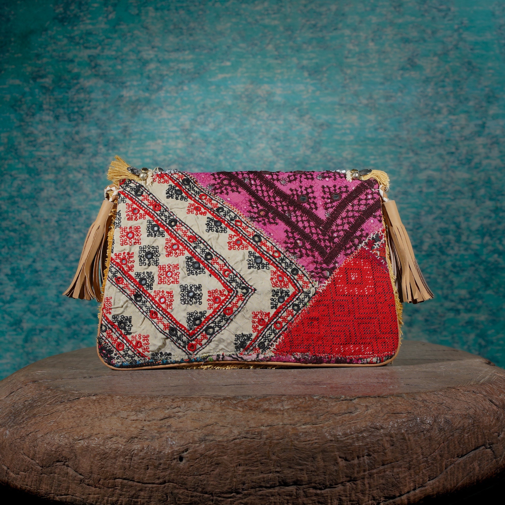 Beige Banjara Clutch 024