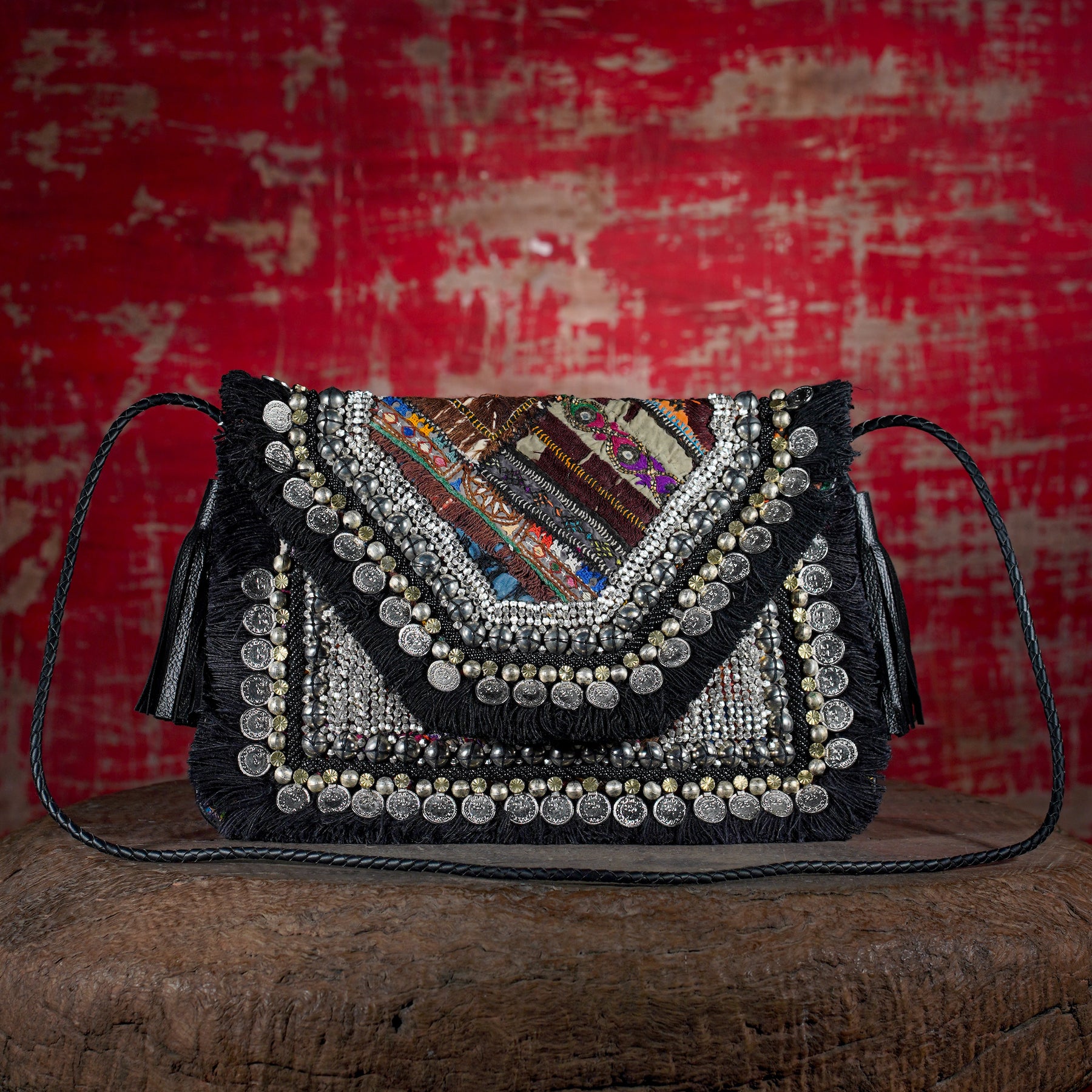 Black Banjara Clutch 014