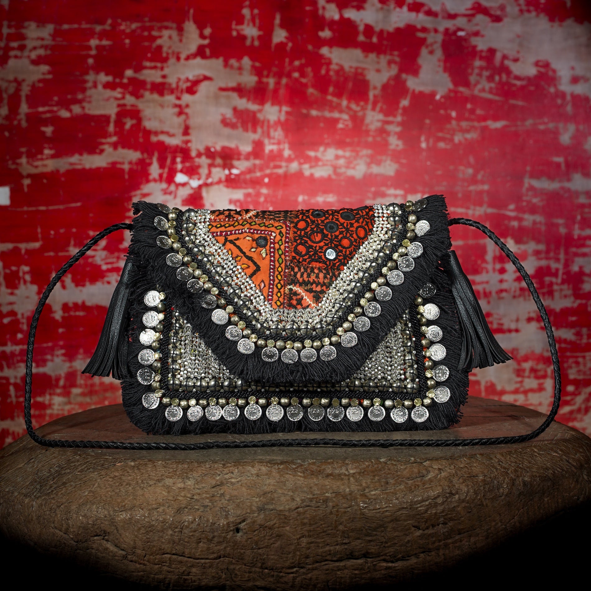 Black Banjara Clutch 033