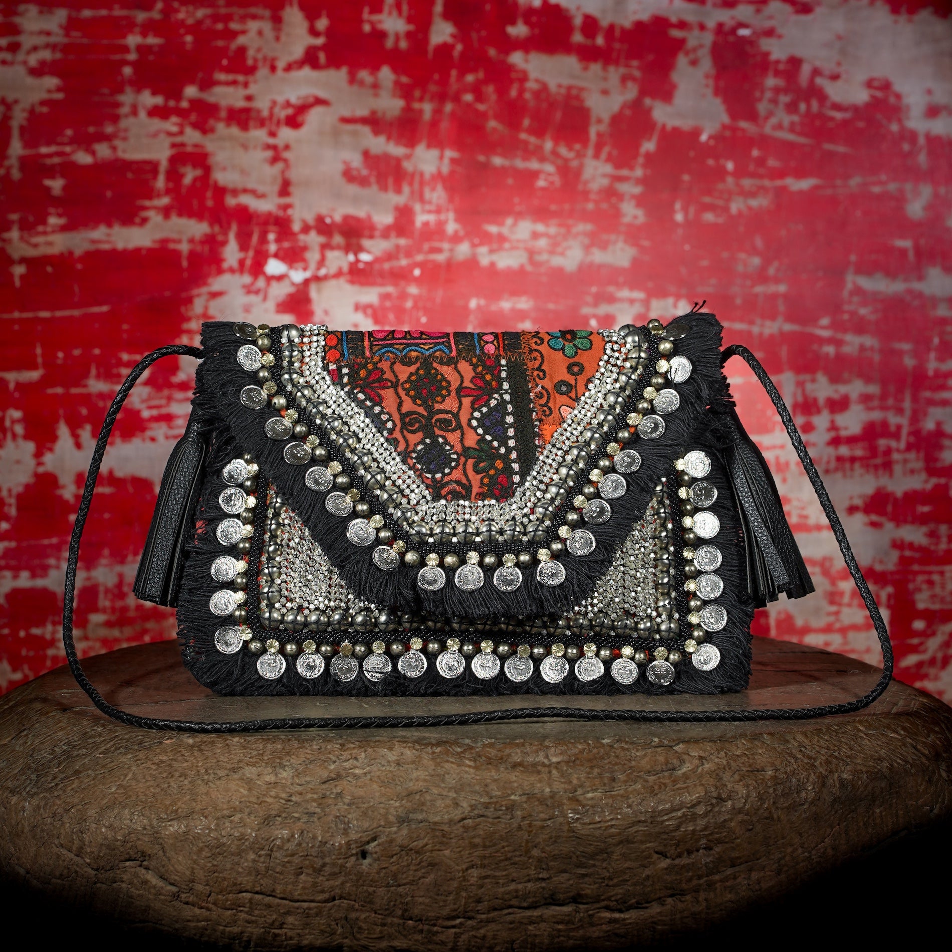Black Banjara Clutch 035