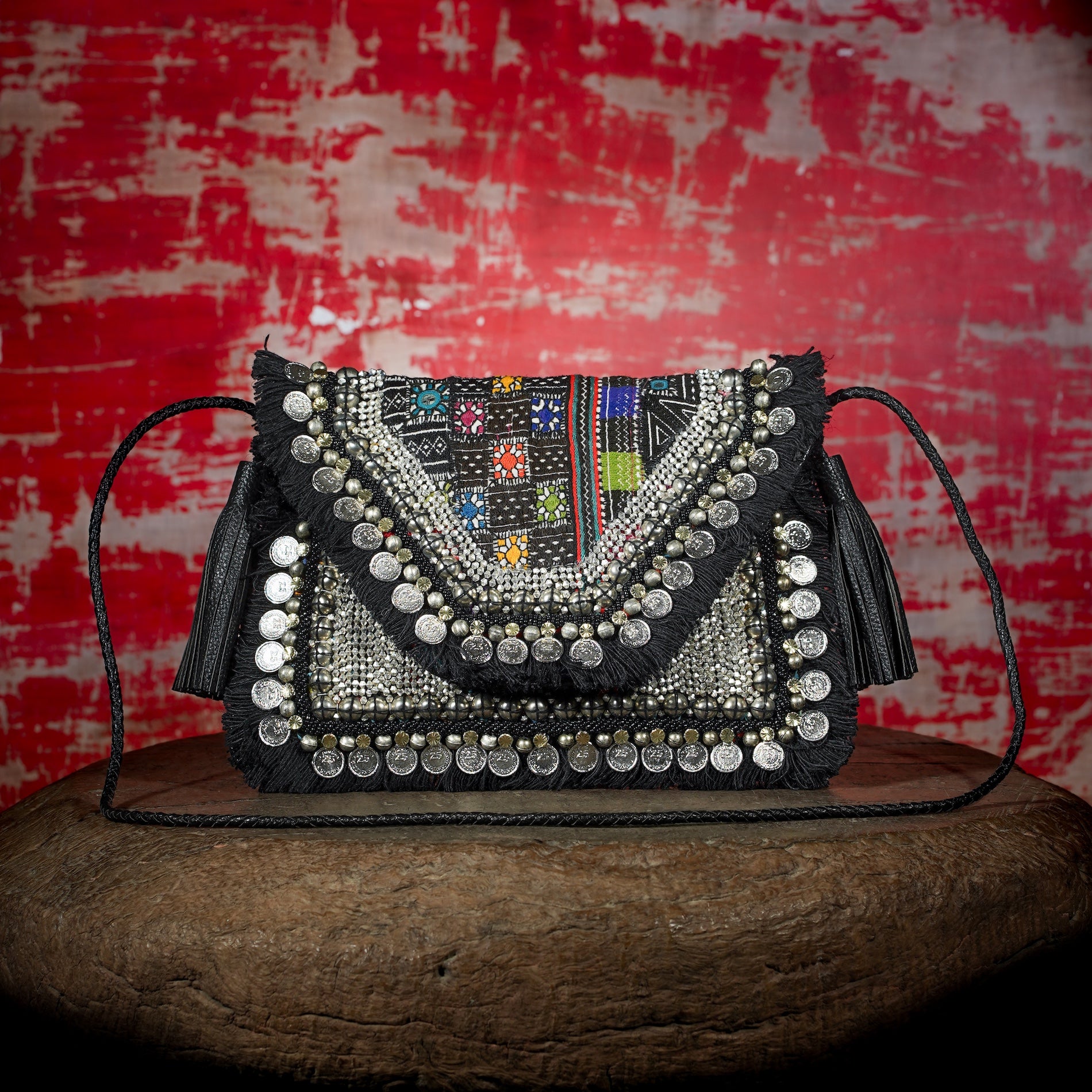 Black Banjara Clutch 038