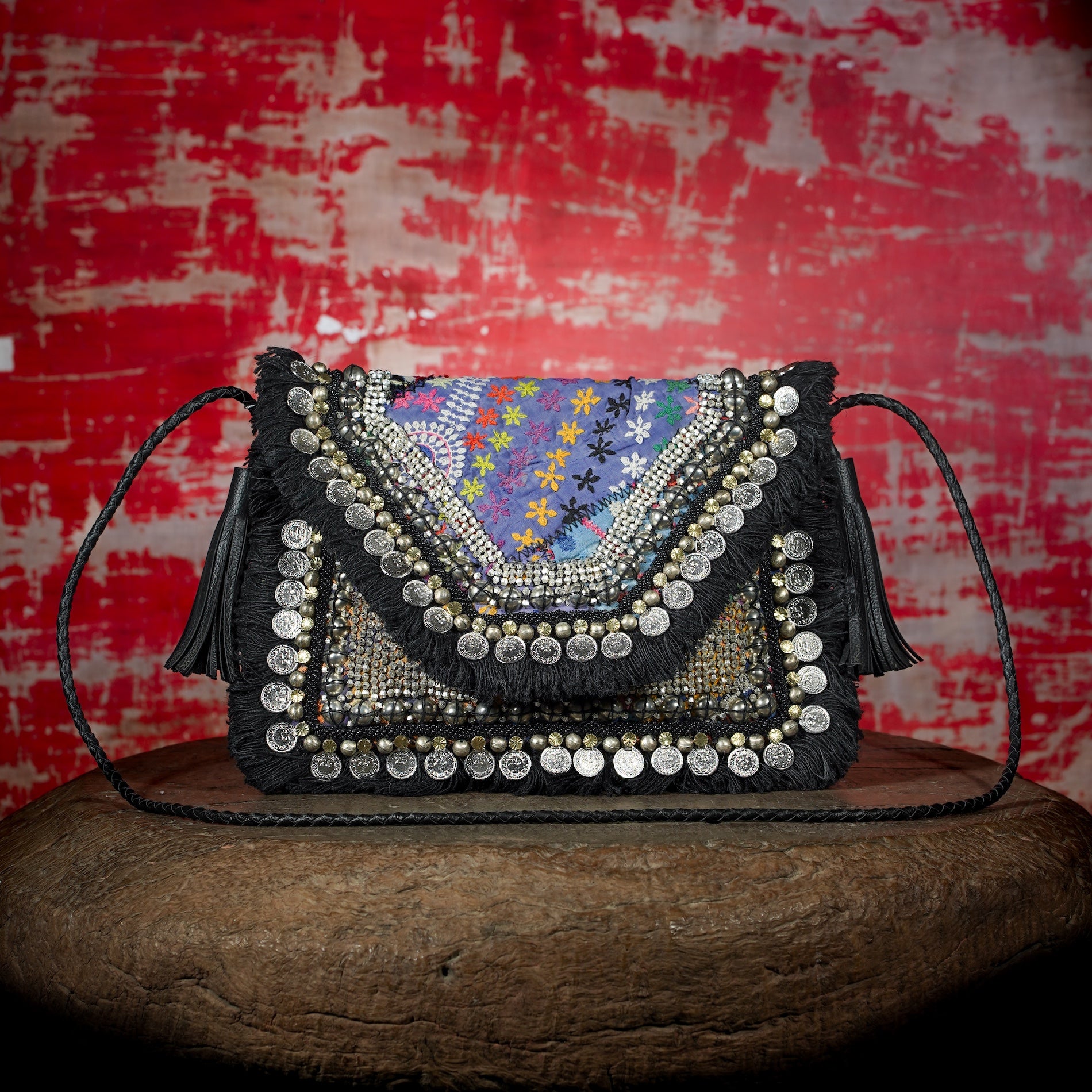 Black Banjara Clutch 039