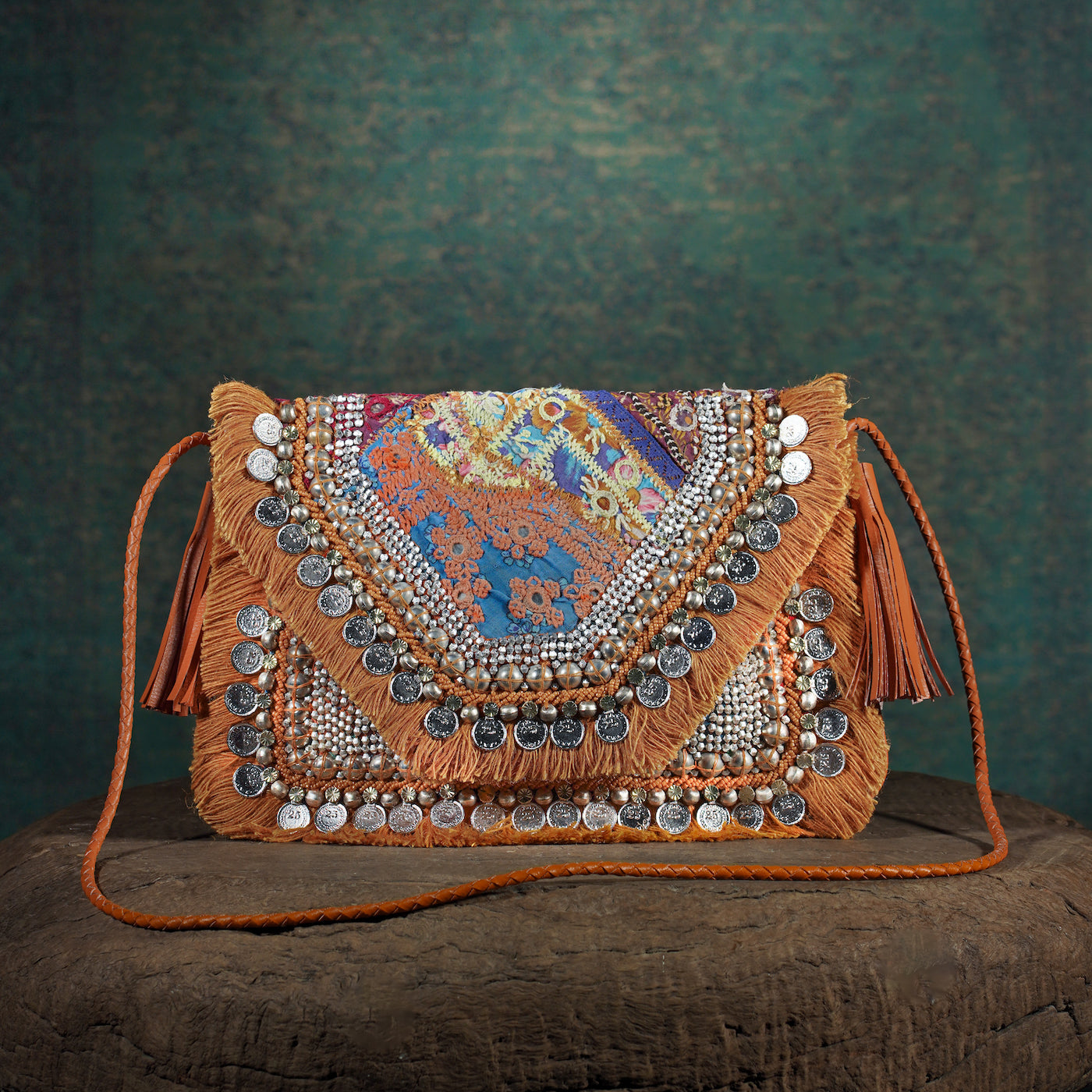Coral Banjara Clutch 004