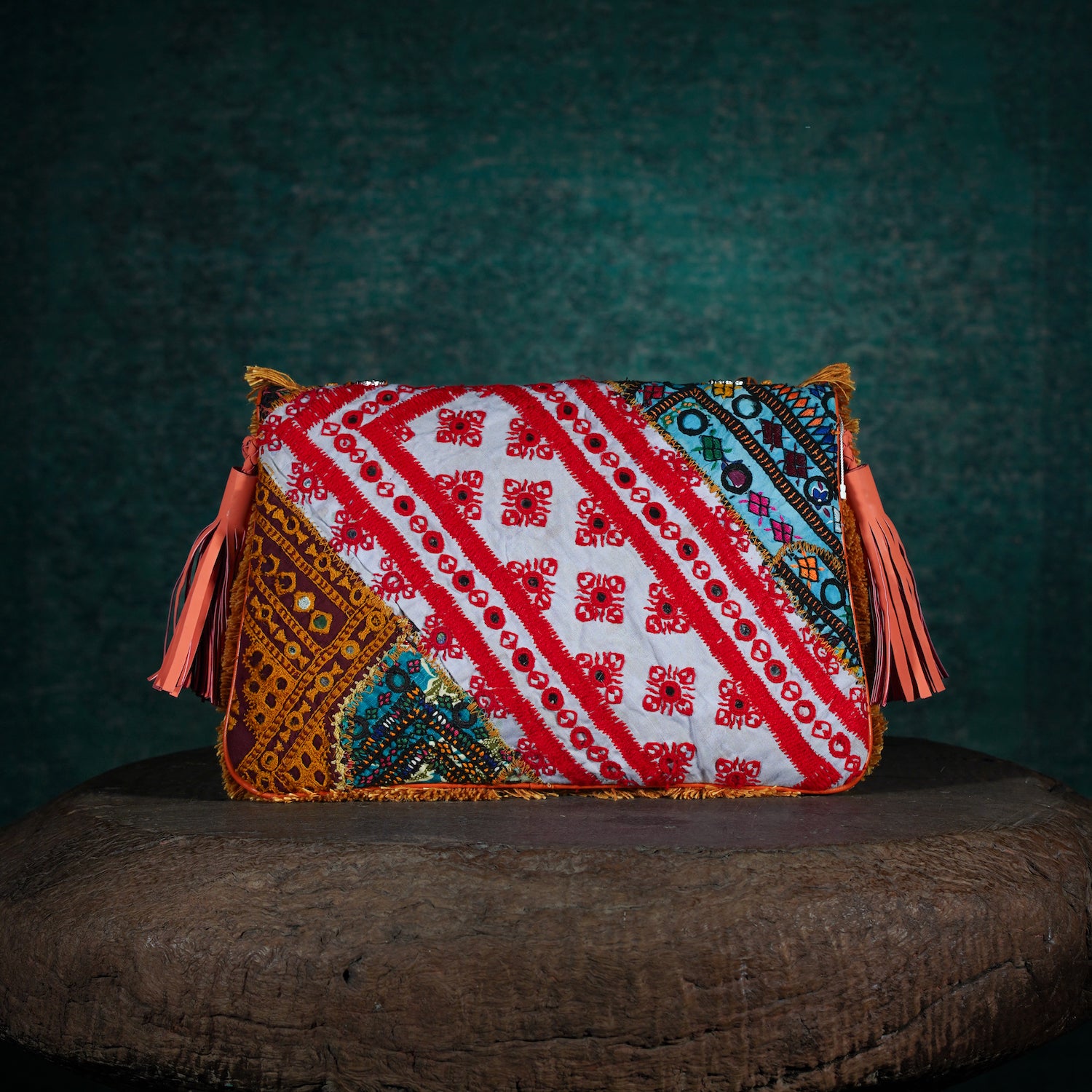 Coral Banjara Clutch 008