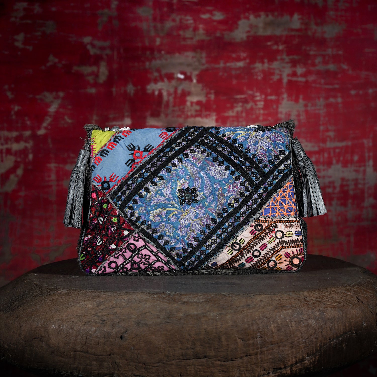 Grey Banjara Clutch 006