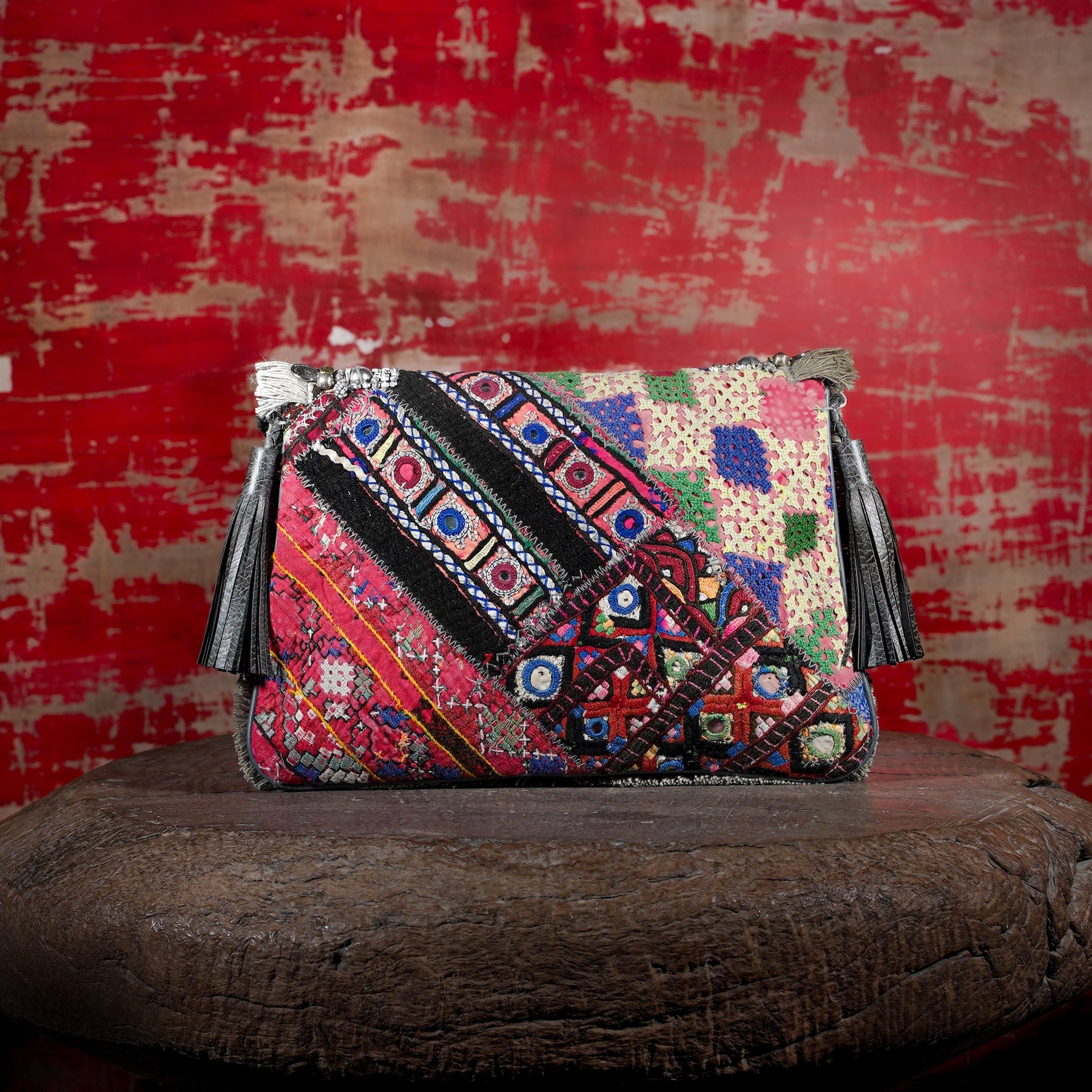 Light Grey Banjara Clutch 022