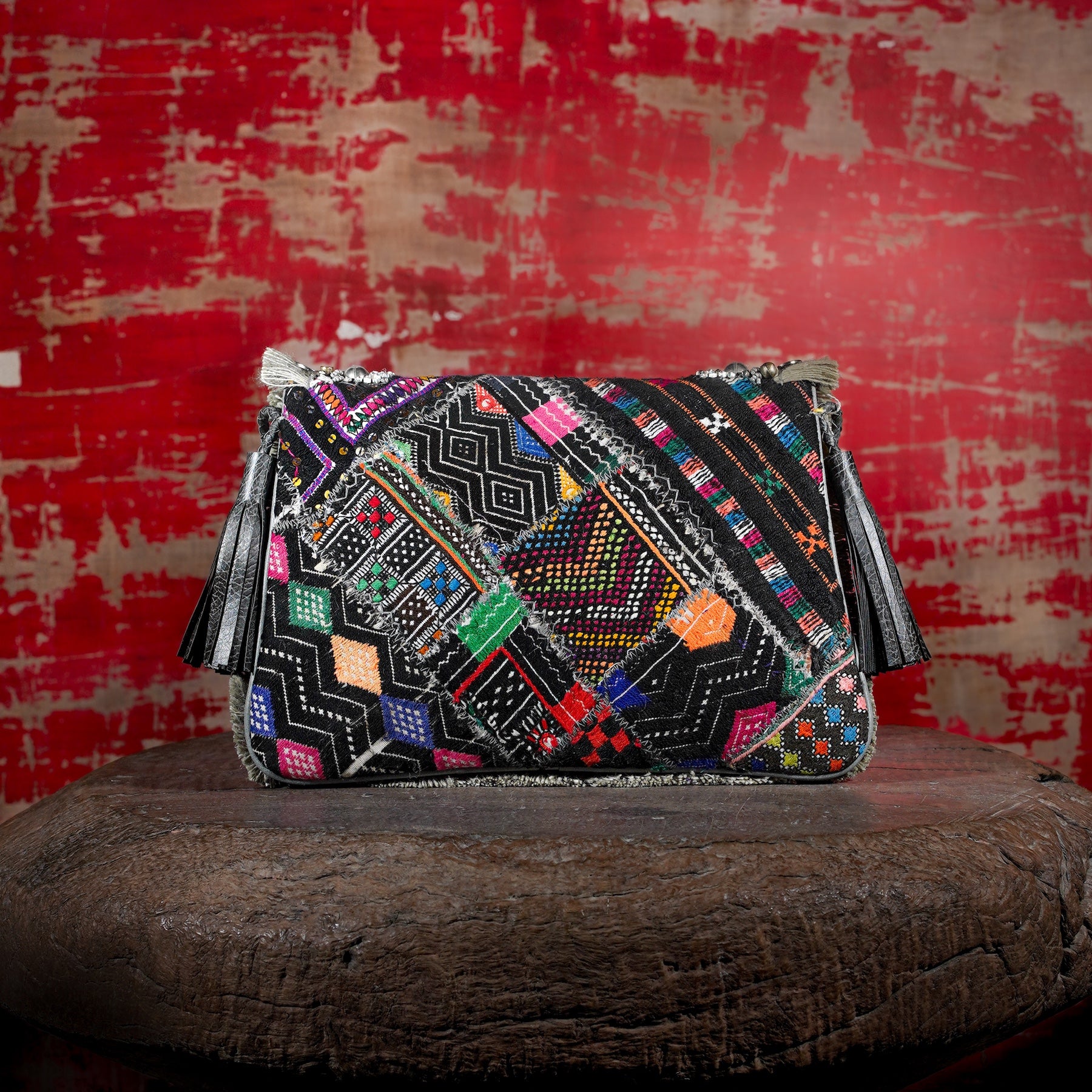 Light Grey Banjara Clutch 023