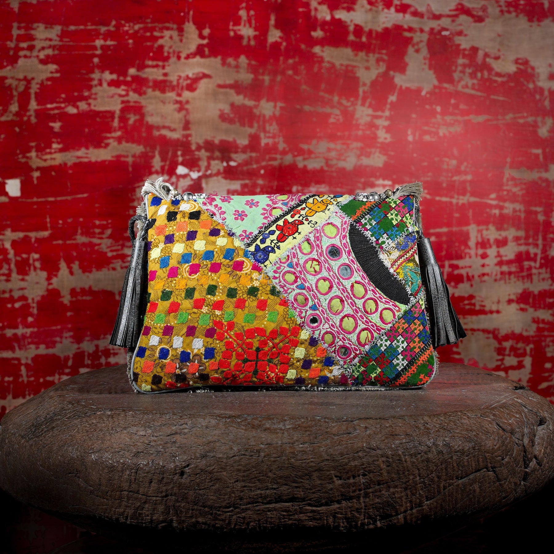 Light Grey Banjara Clutch 024