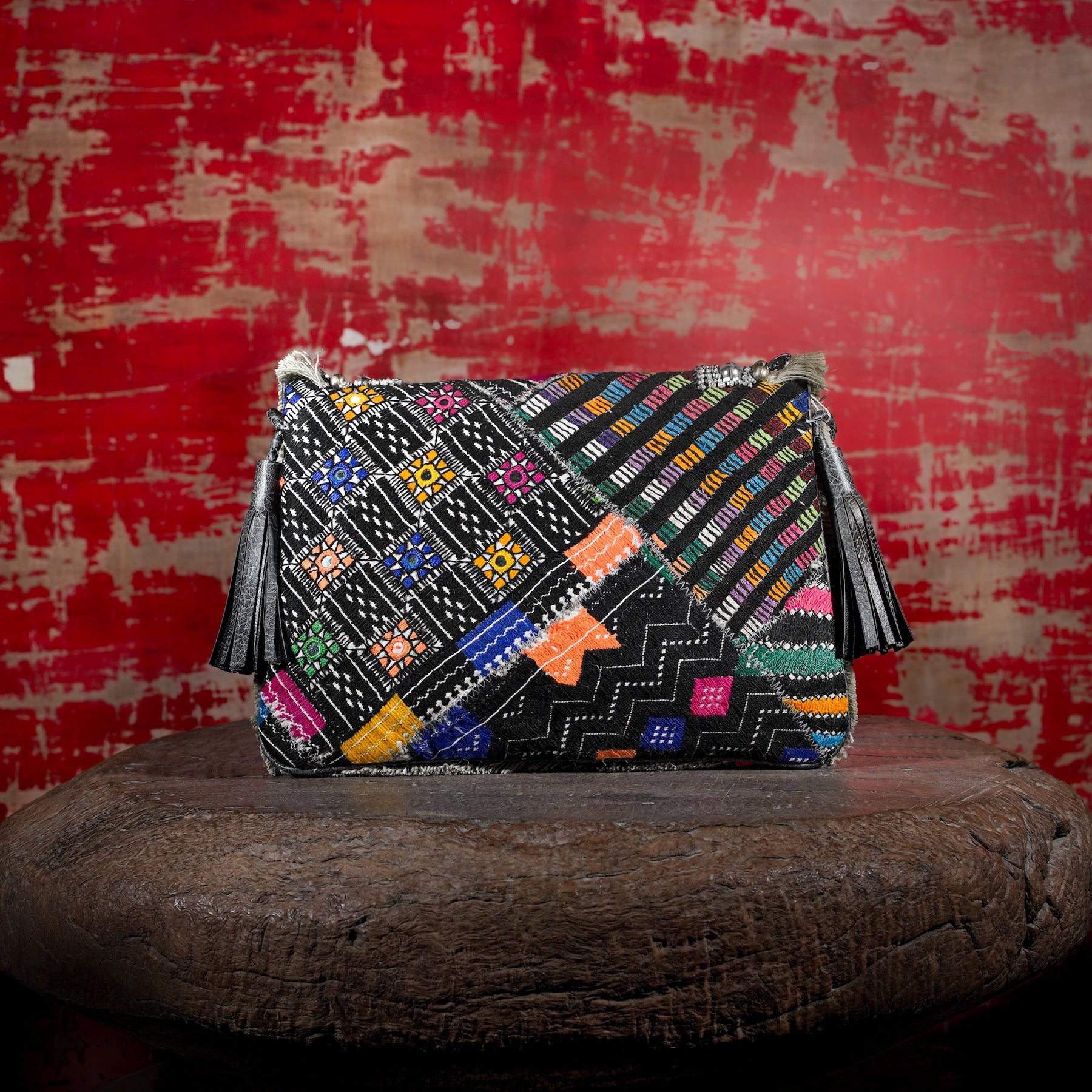 Light Grey Banjara Clutch 030