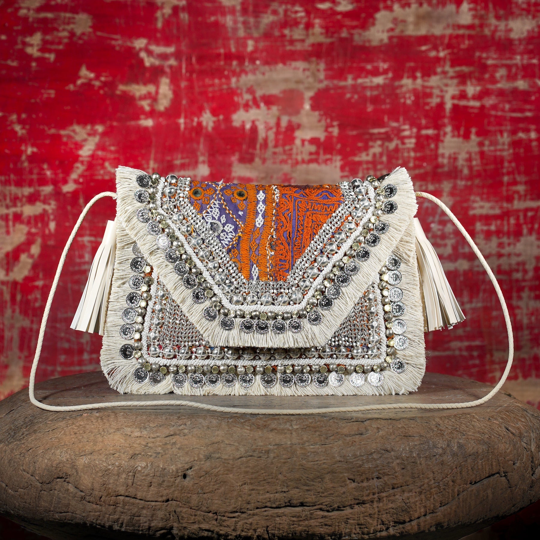 Off White Banjara Clutch 020