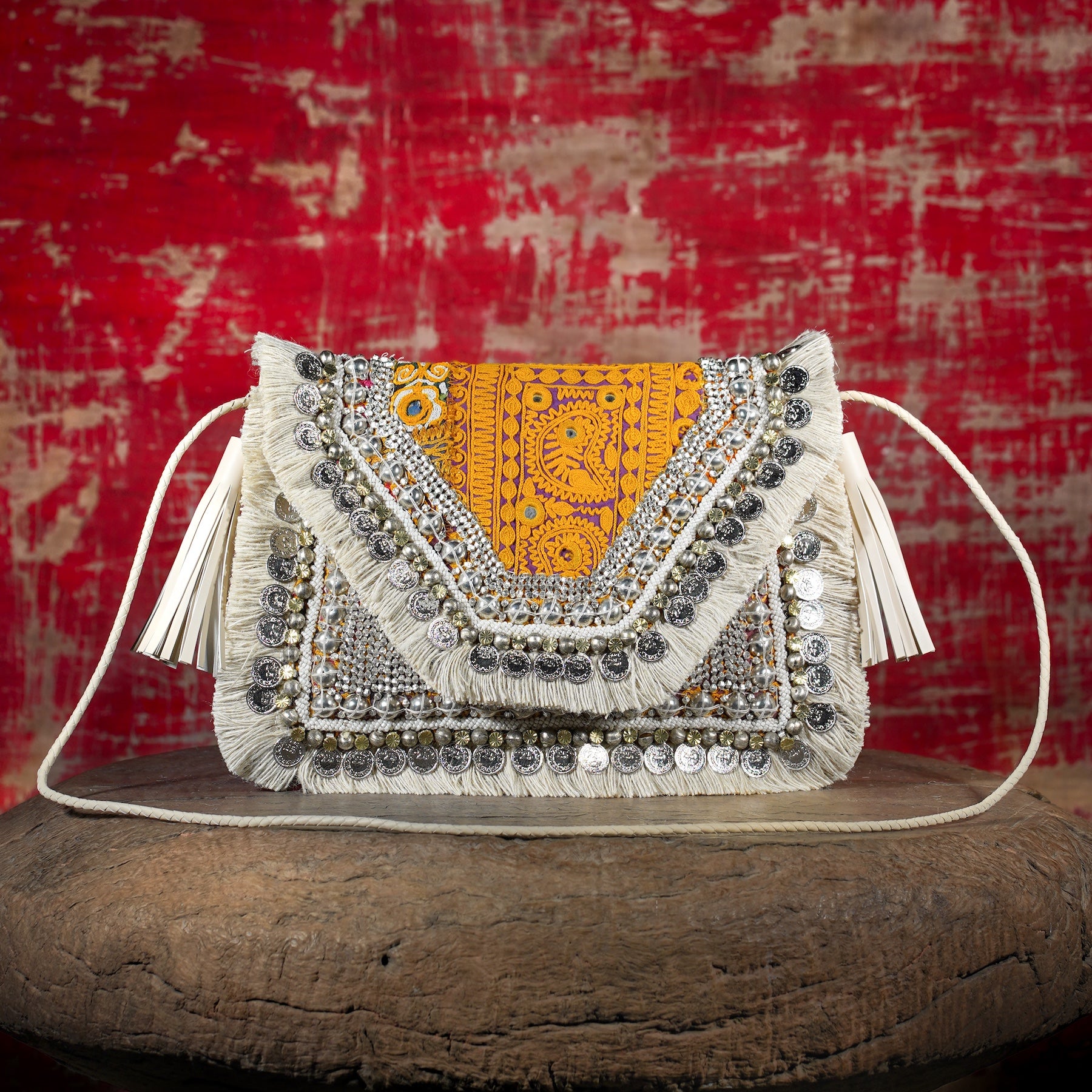 Off White Banjara Clutch 023