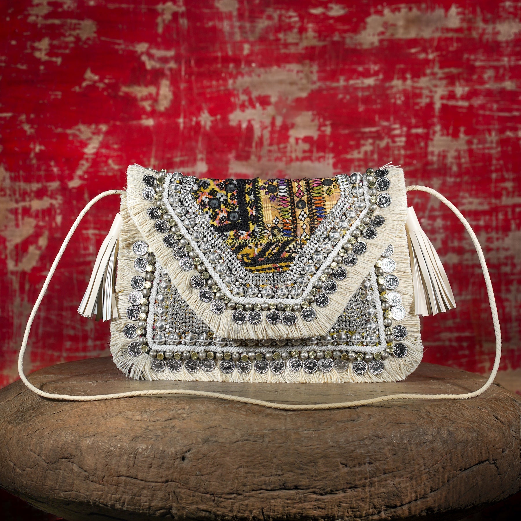 Off White Banjara Clutch 025