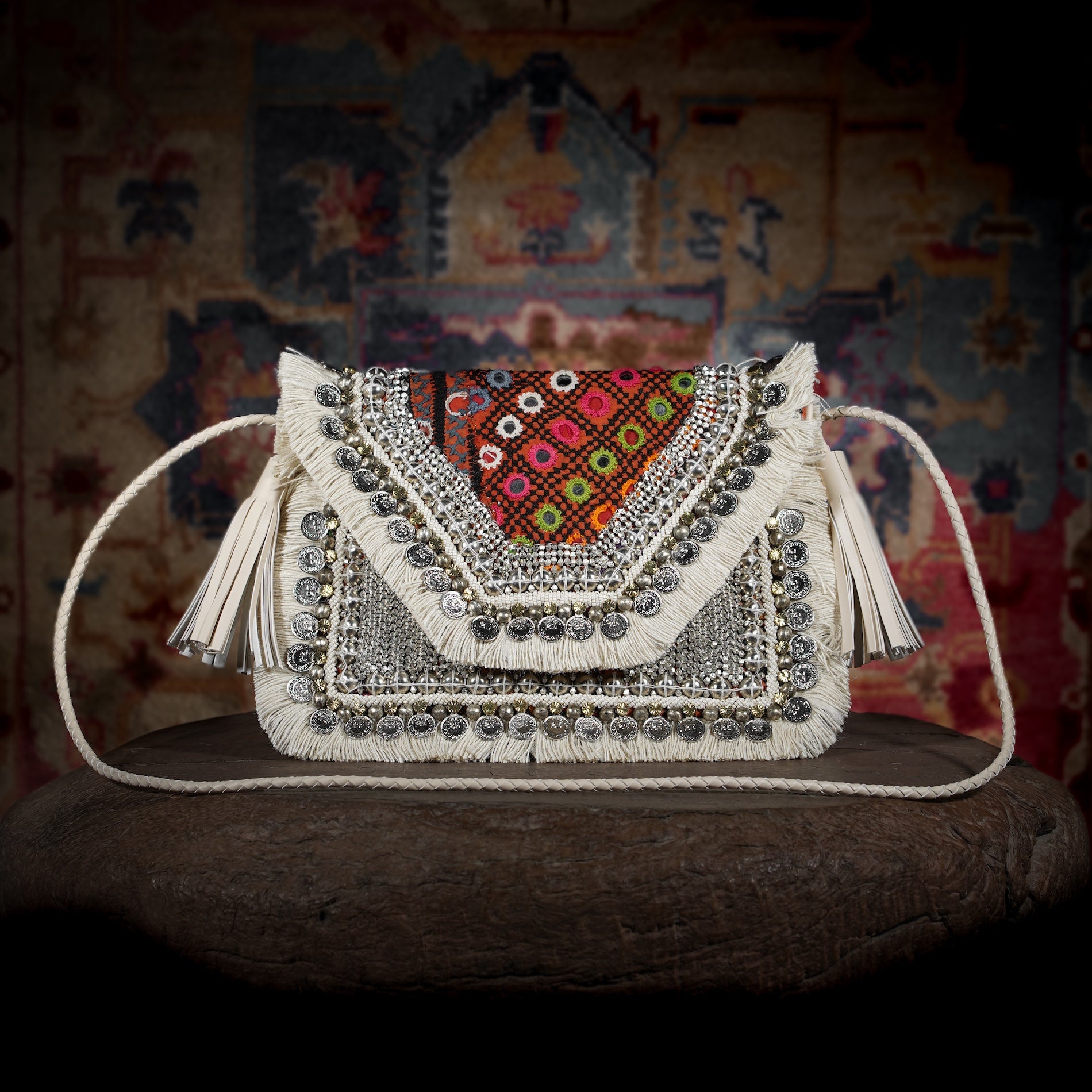 Off White Banjara Clutch 046
