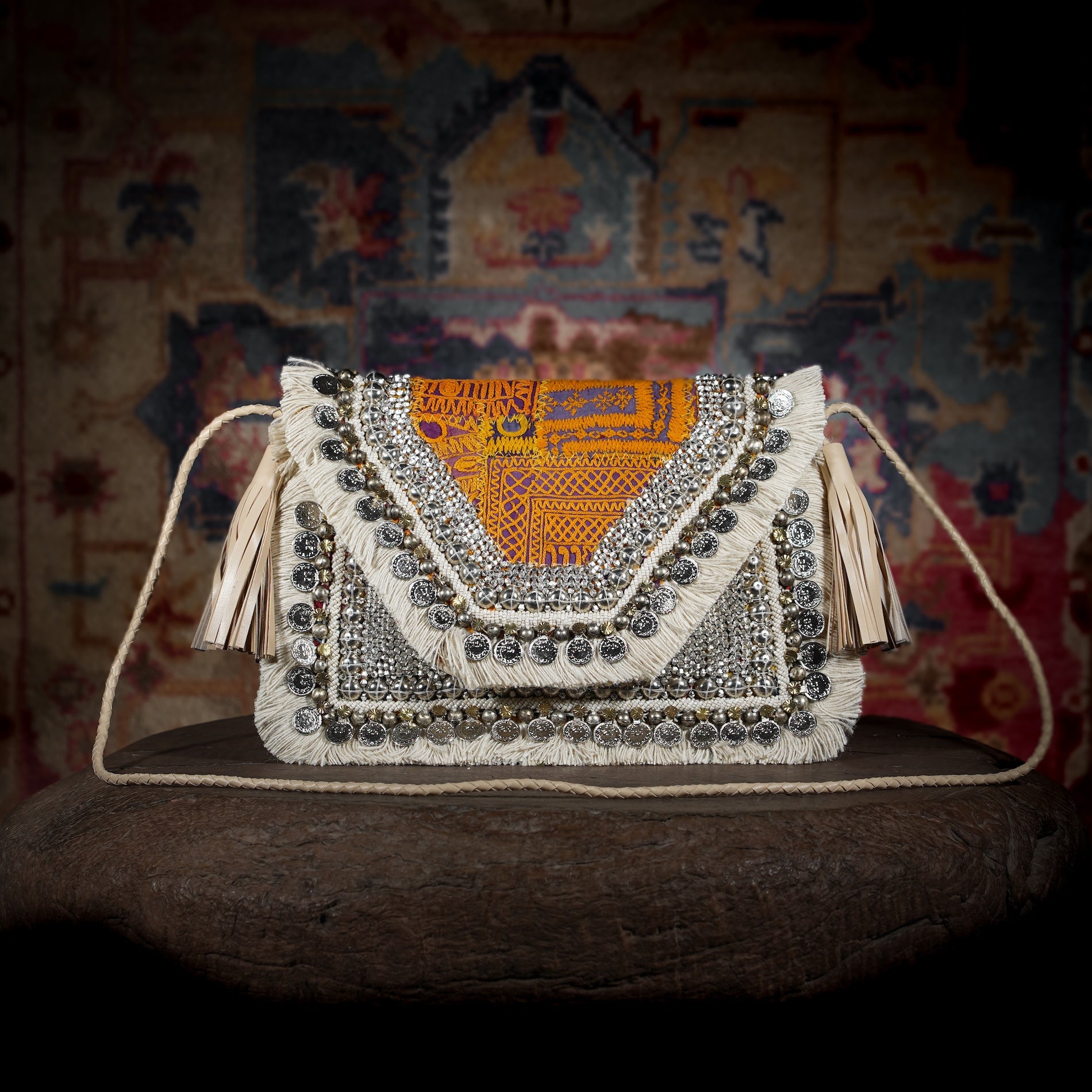 Off White Banjara Clutch 047