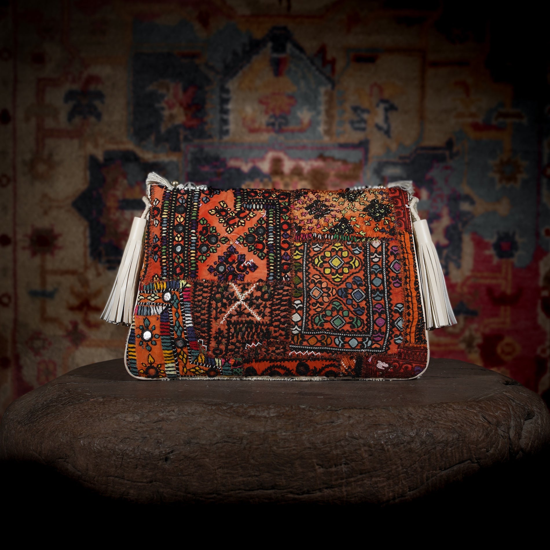 Off White Banjara Clutch 053
