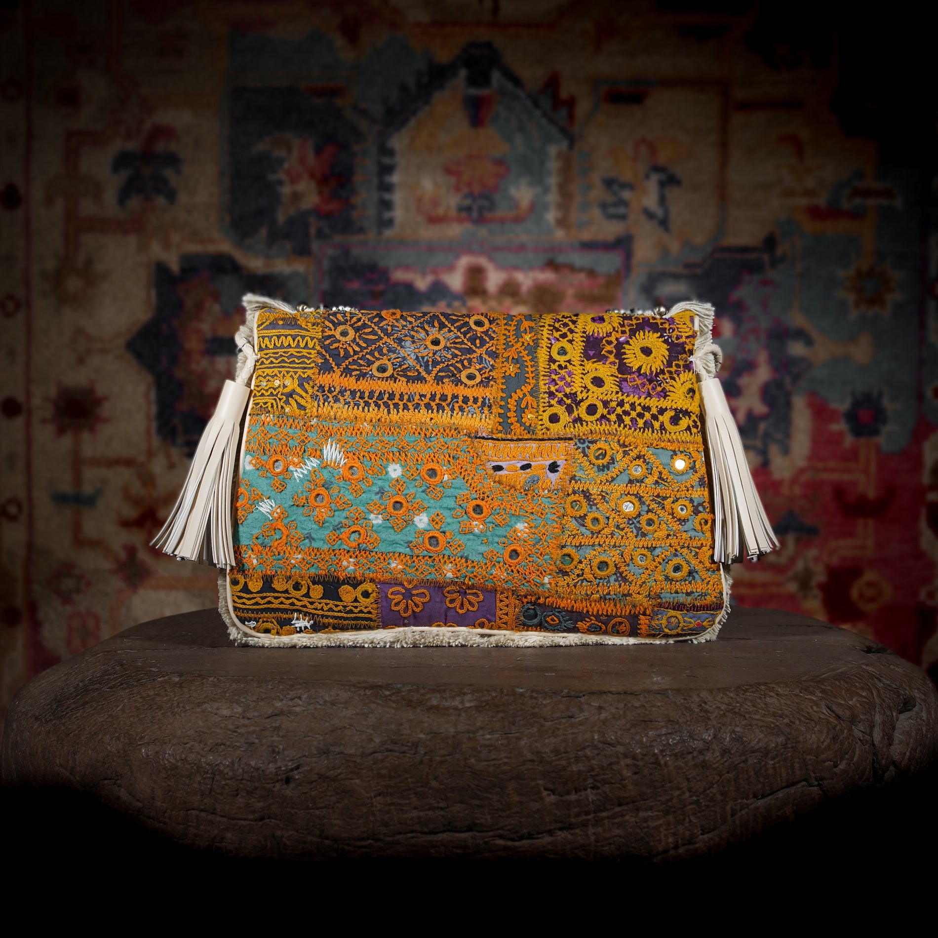Off White Banjara Clutch 055