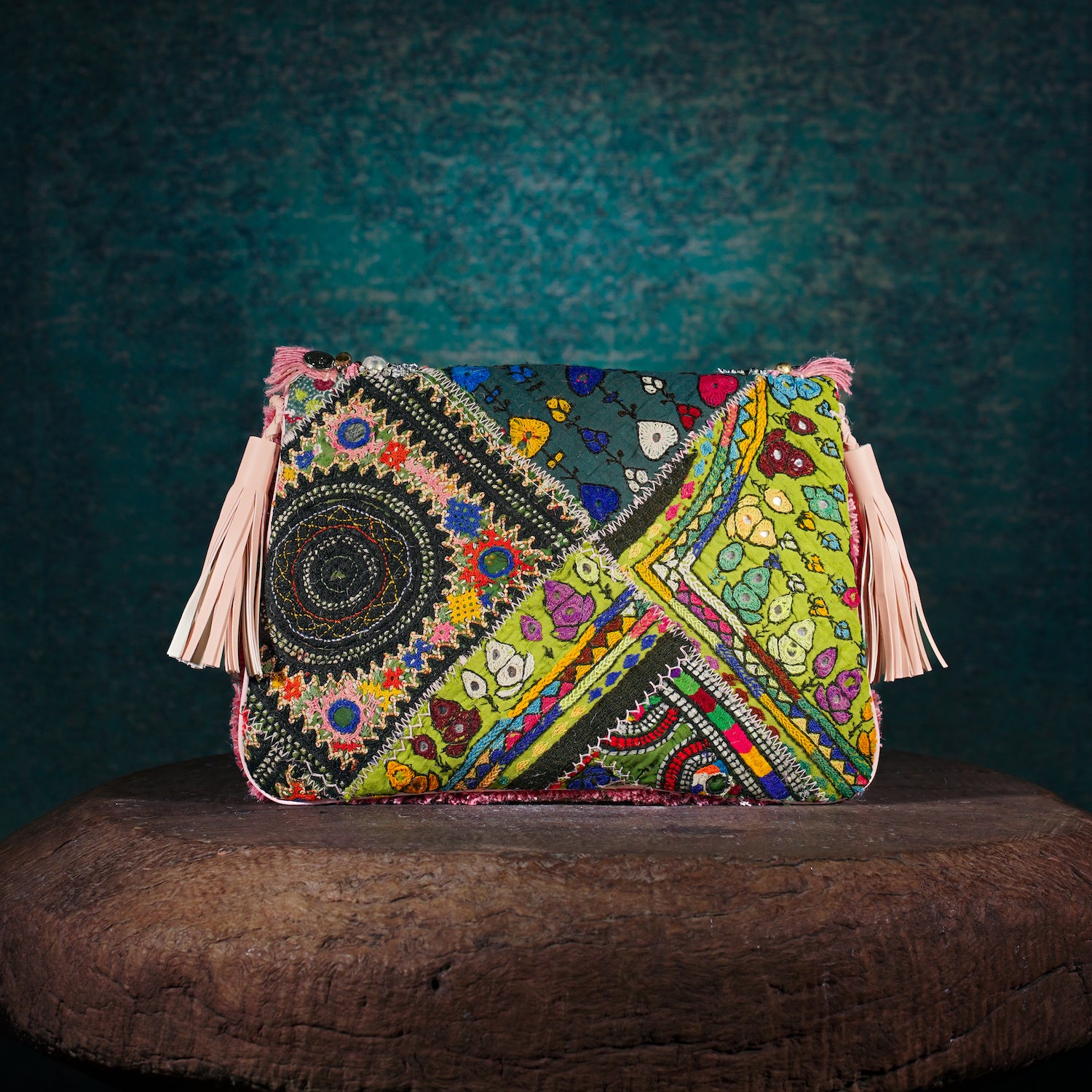 Pink Banjara Clutch 007