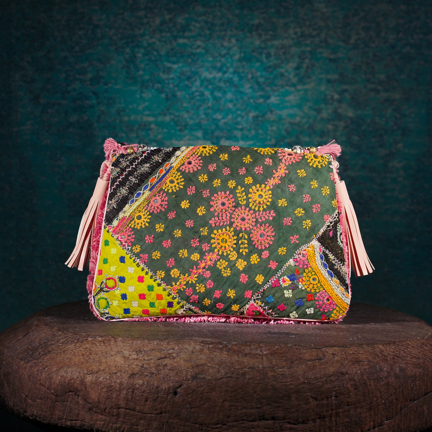 Pink Banjara Clutch 009