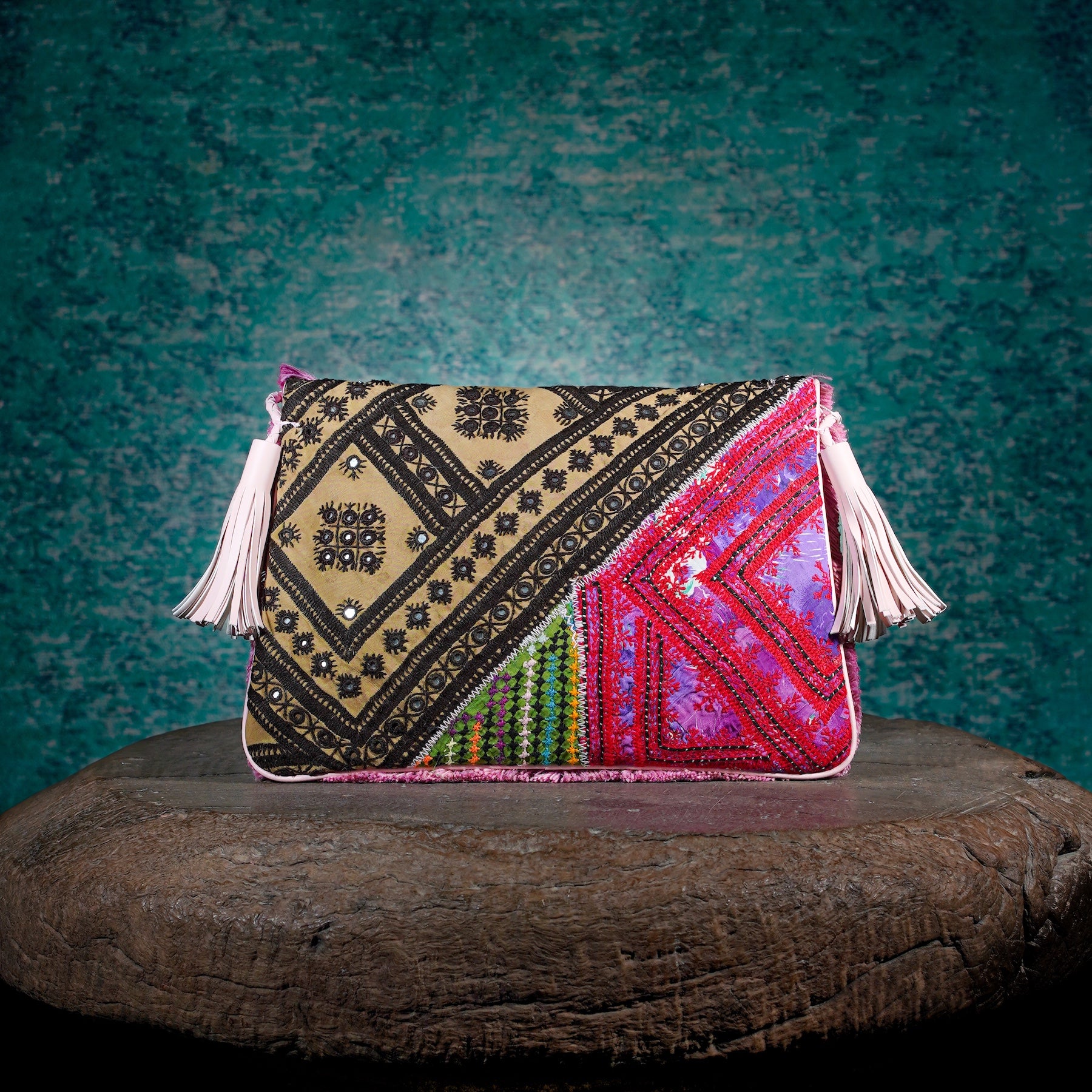 Pink Banjara Clutch 011