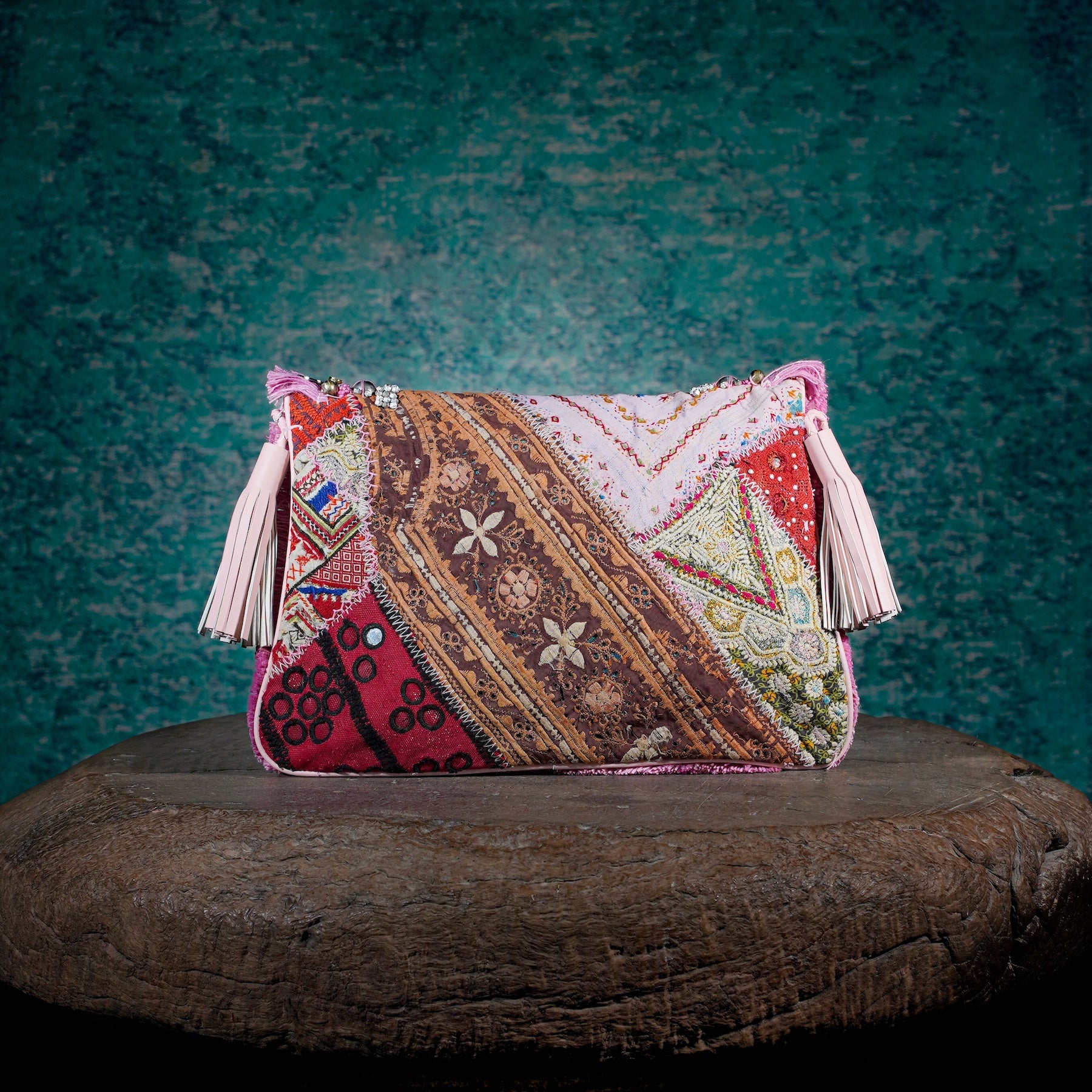 Pink Banjara Clutch 015