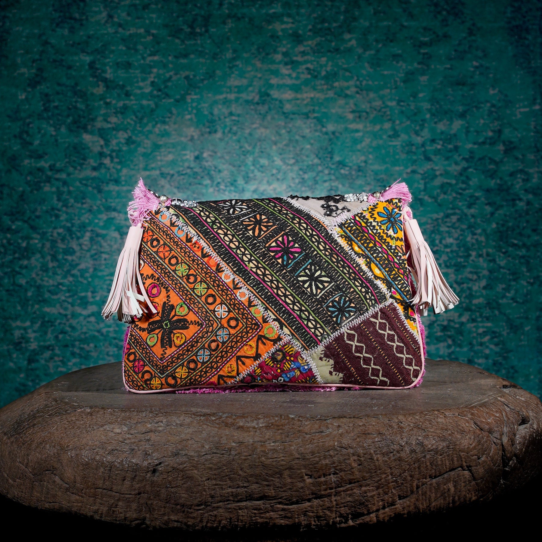Pink Banjara Clutch 016