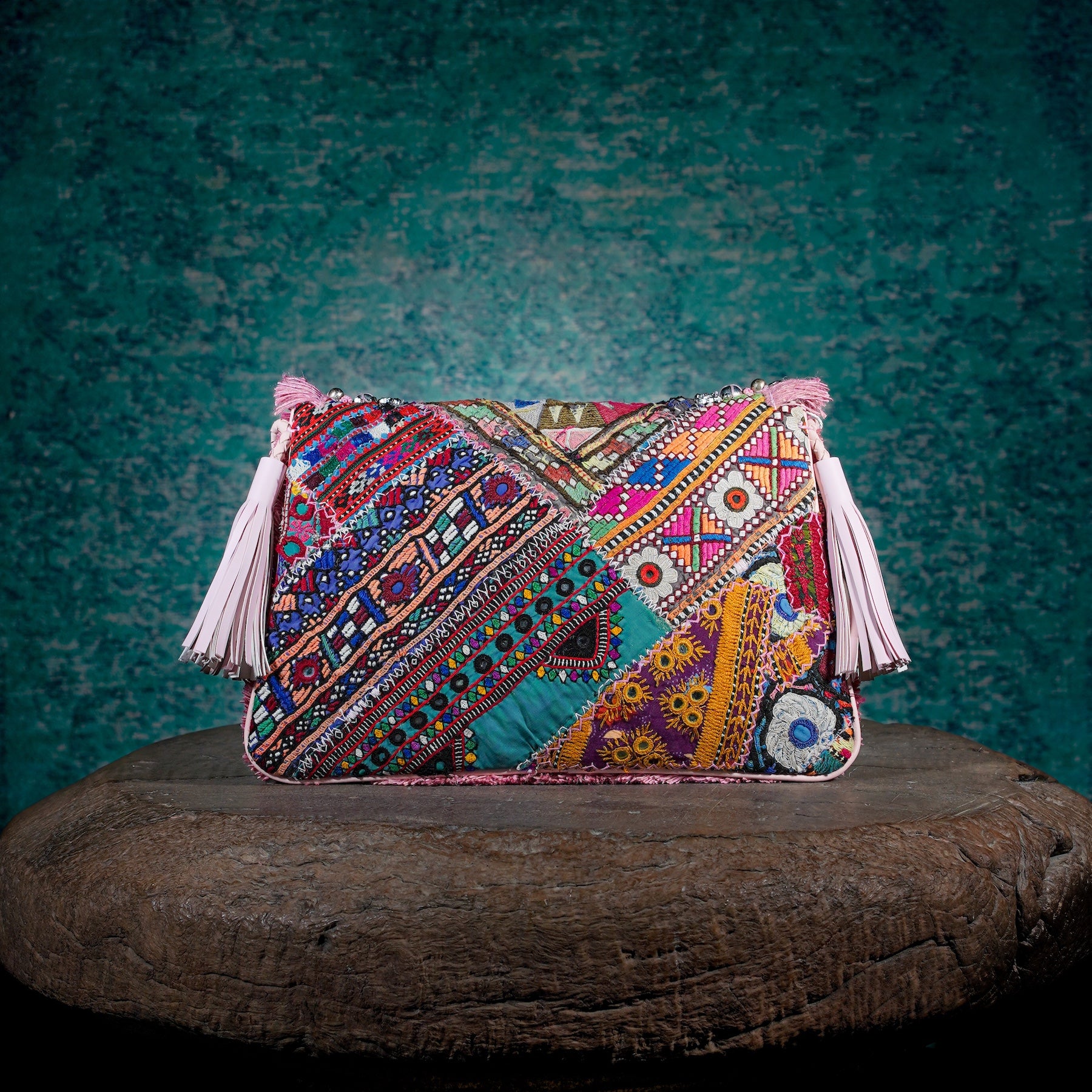 Pink Banjara Clutch 017
