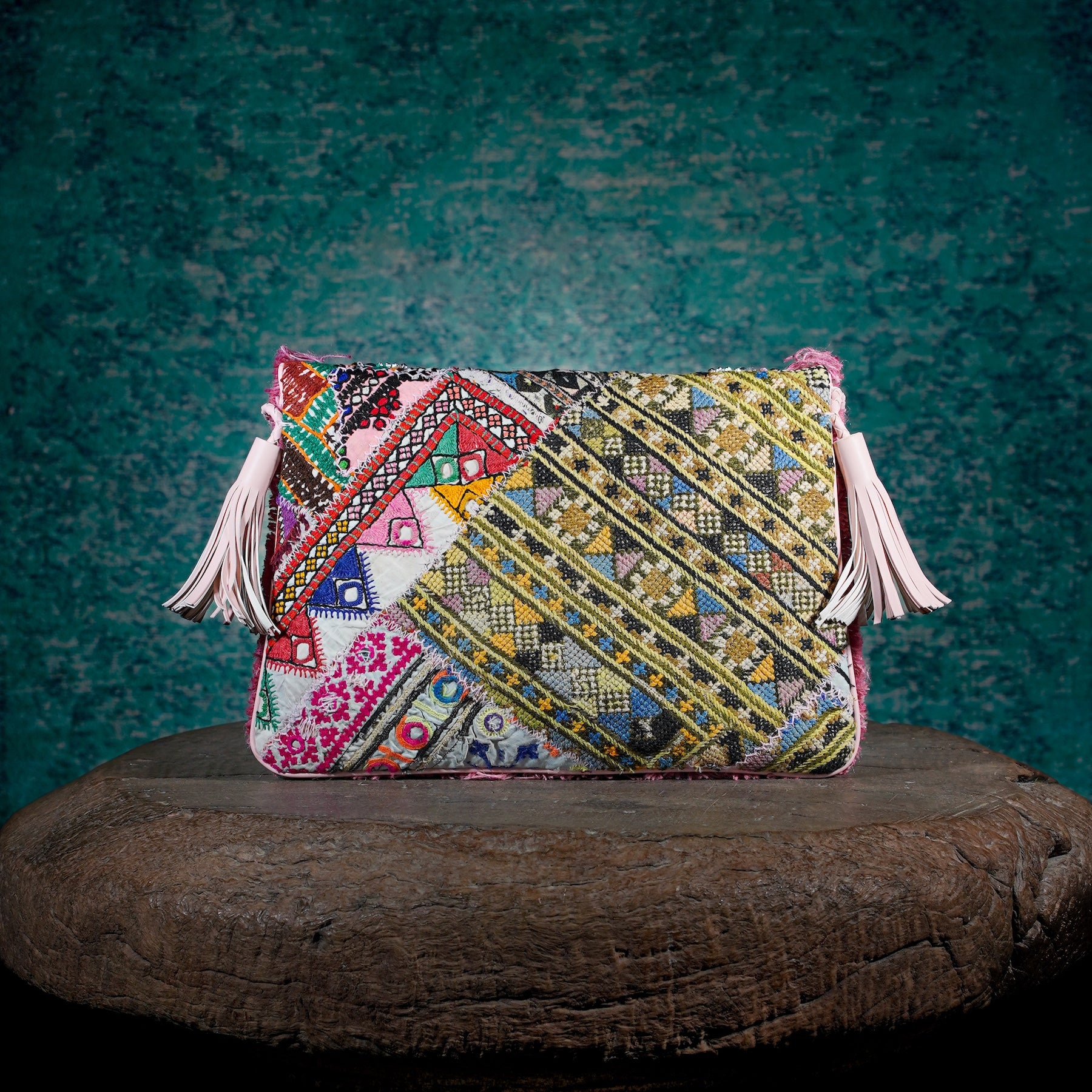 Pink Banjara Clutch 018