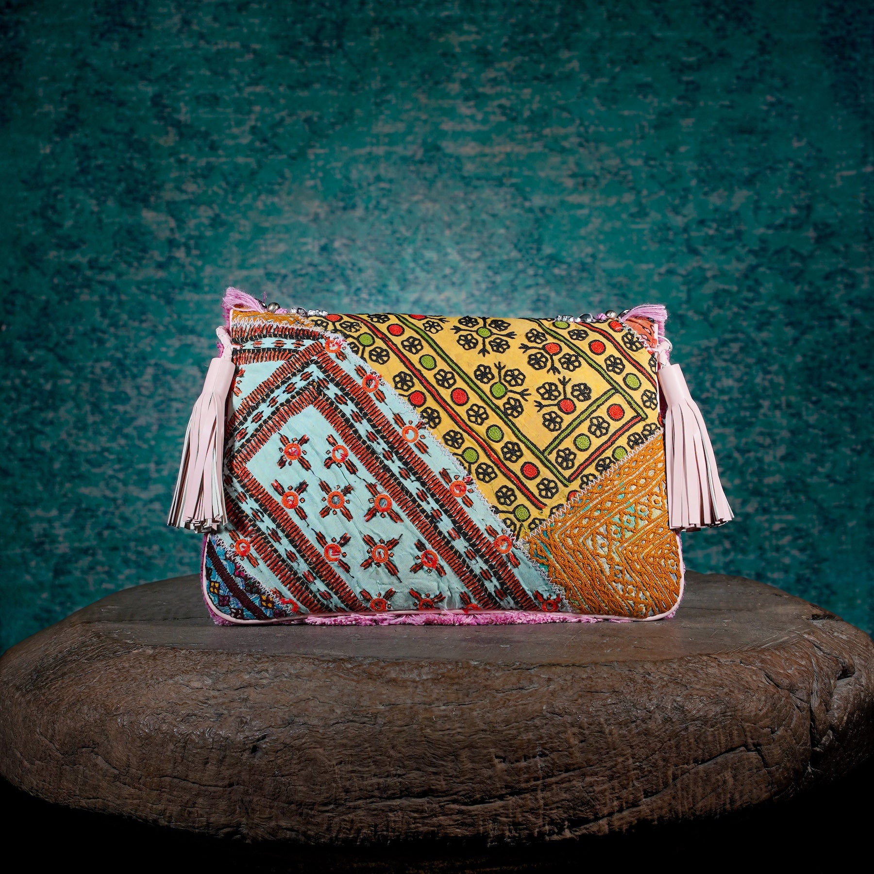 Pink Banjara Clutch 020