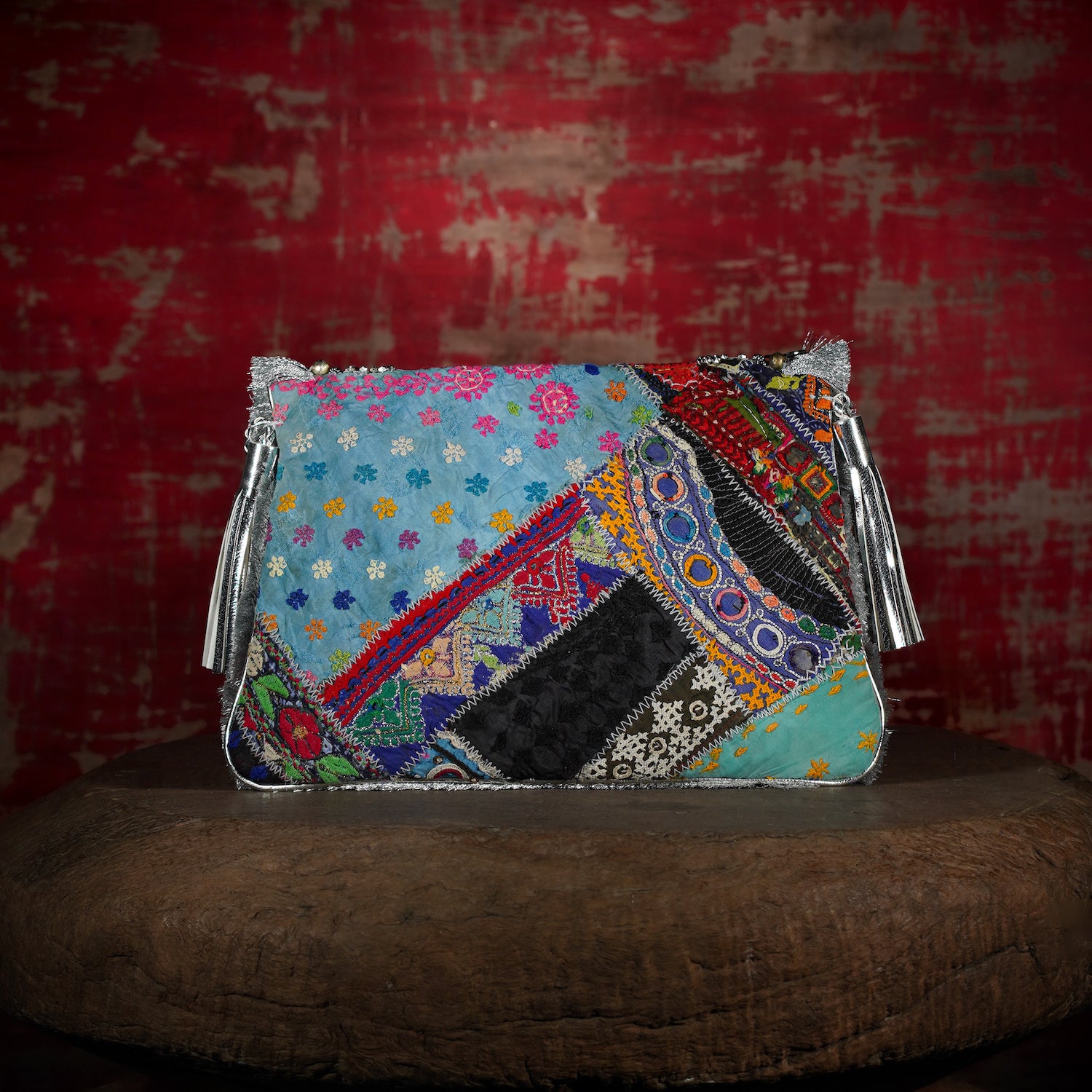 Silver Banjara Clutch 006