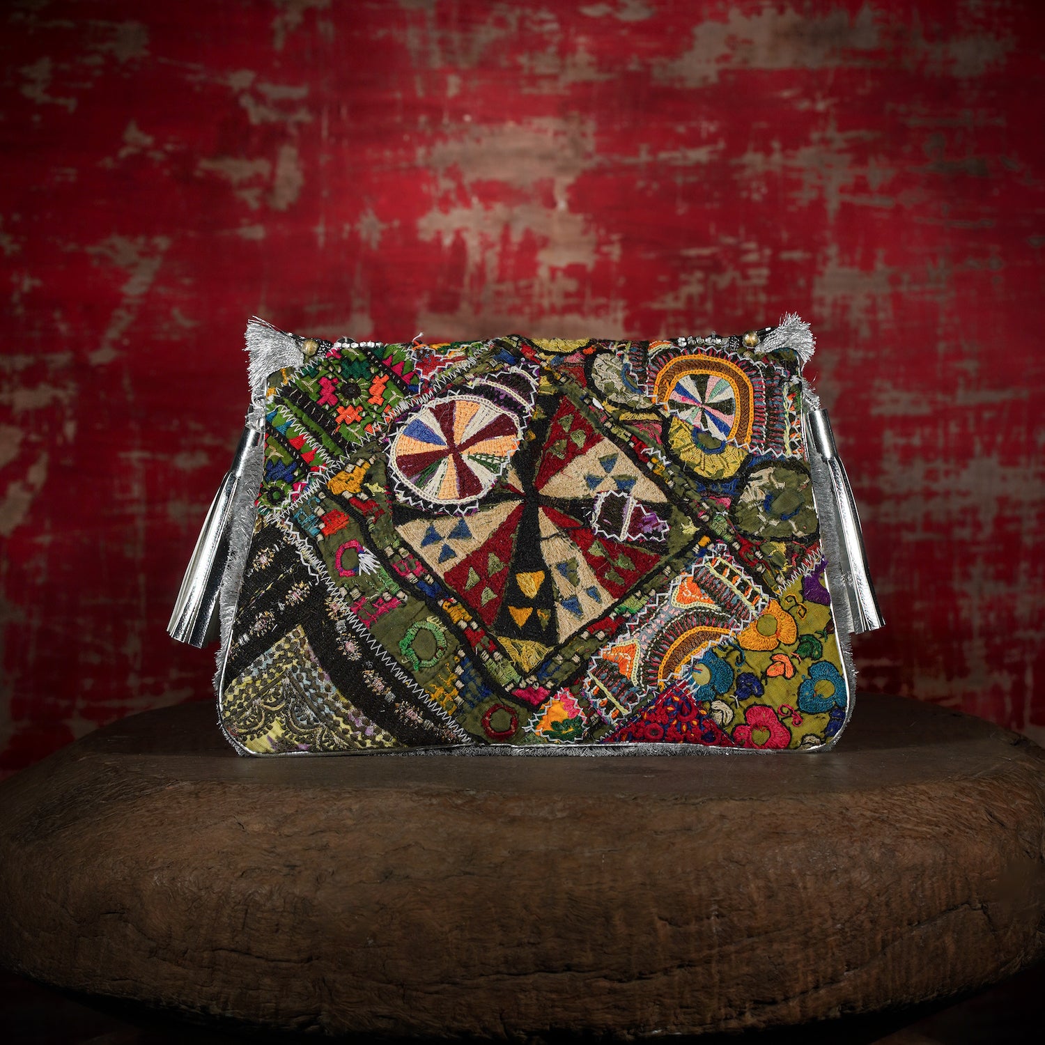 Silver Banjara Clutch 007