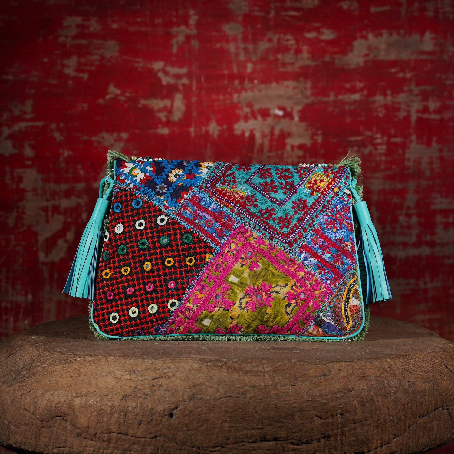 Turquoise Banjara Clutch 010