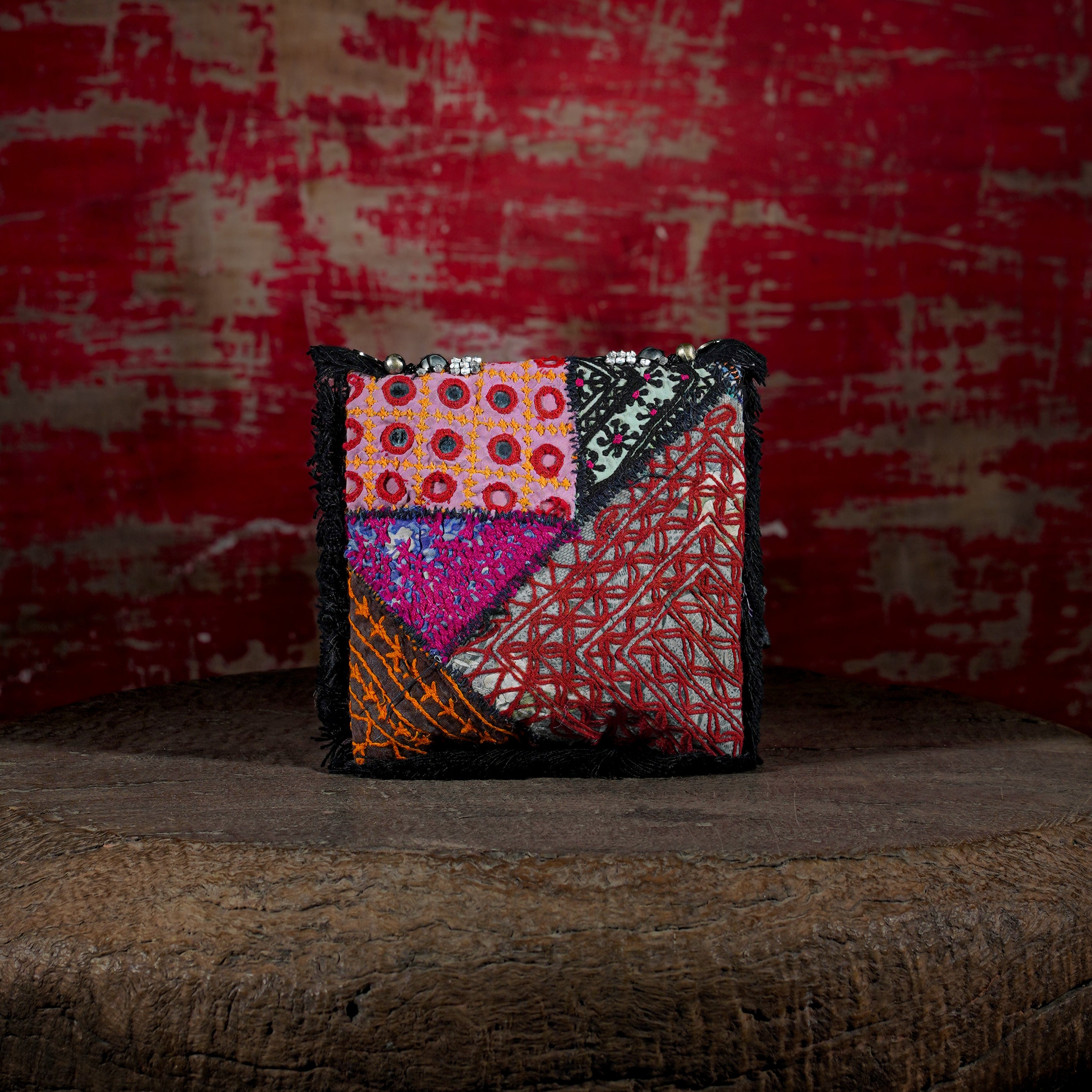 Black Banjara Minion Clutch 015