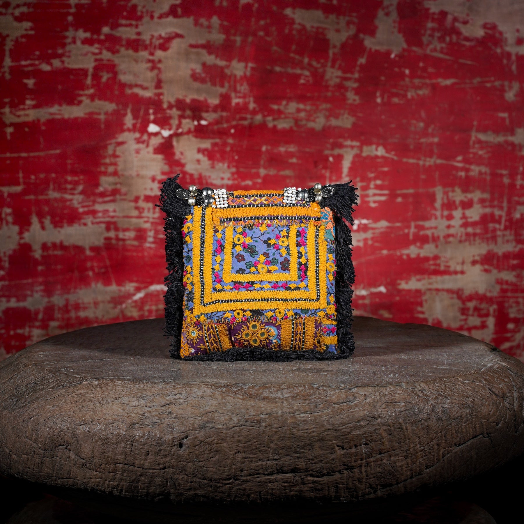 Black Banjara Minion Clutch 016