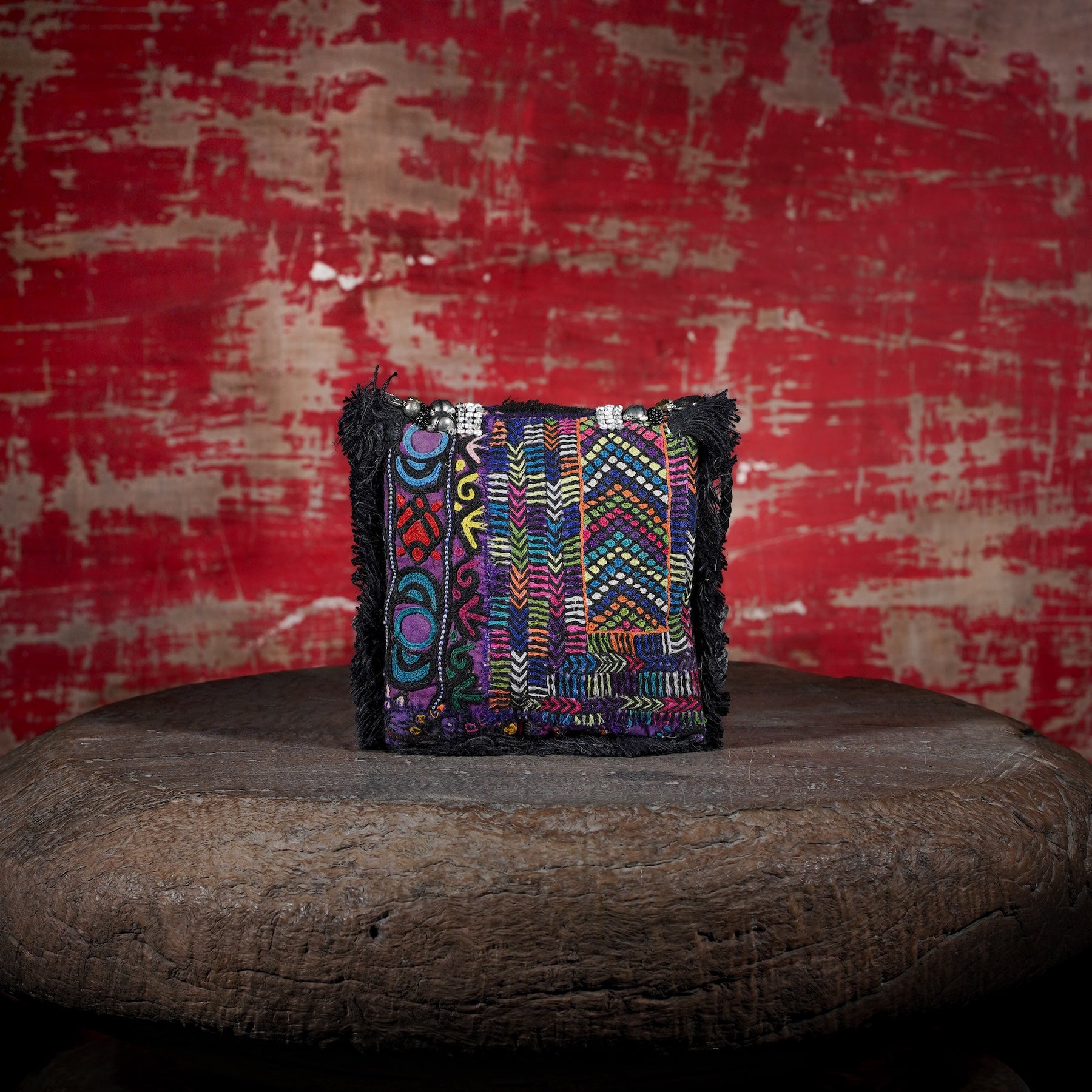 Black Banjara Minion Clutch 024