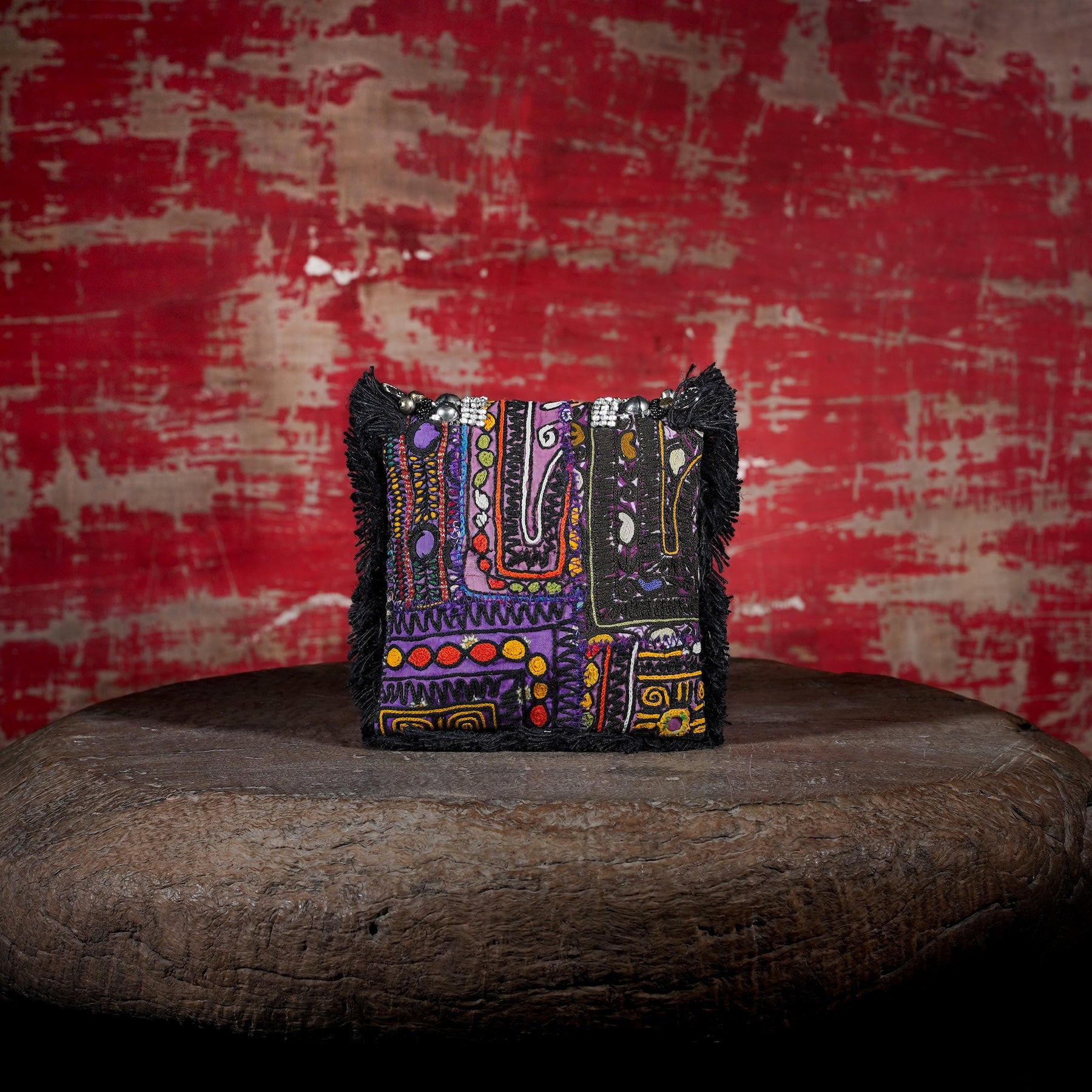 Black Banjara Minion Clutch 025