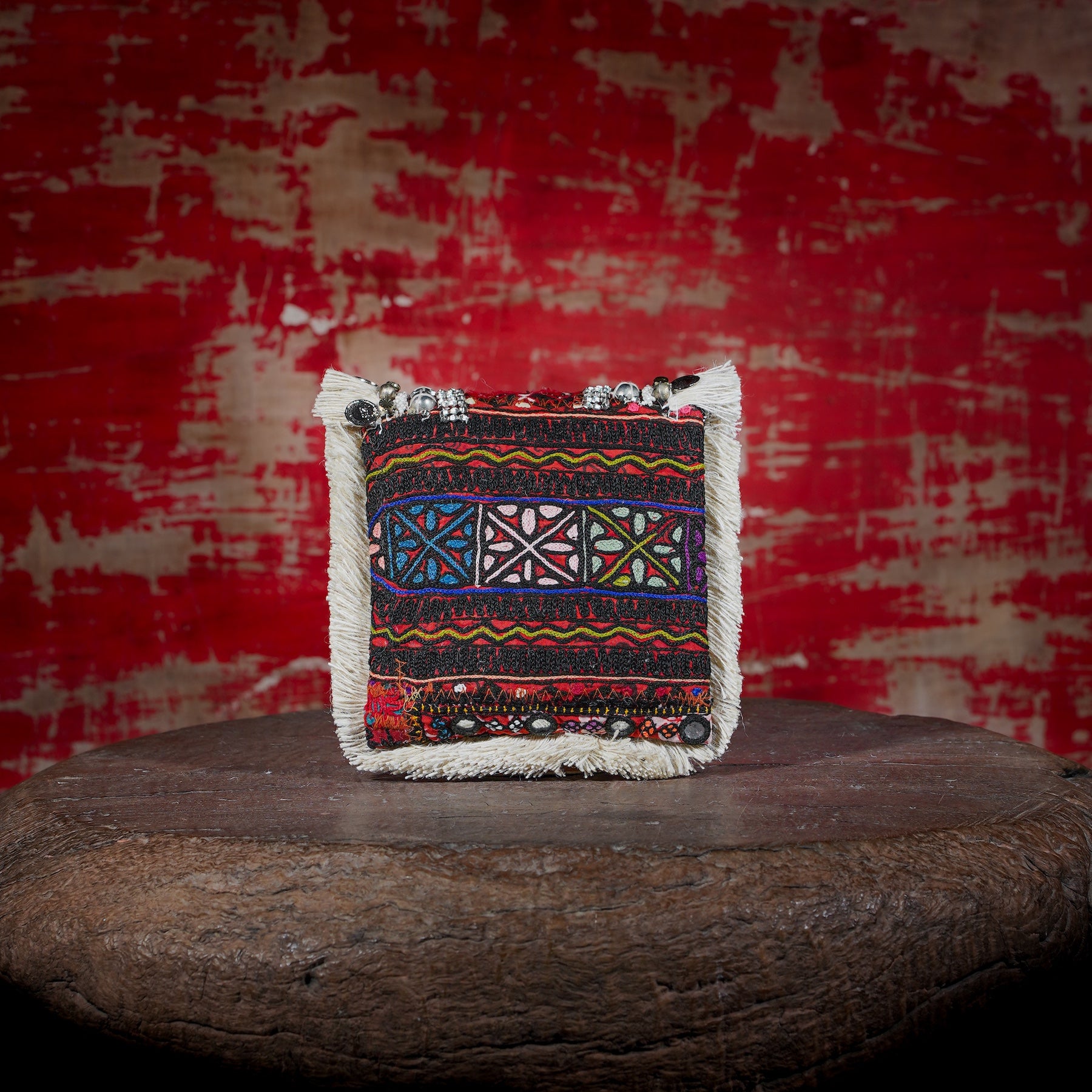 Off White Banjara Minion Clutch 029