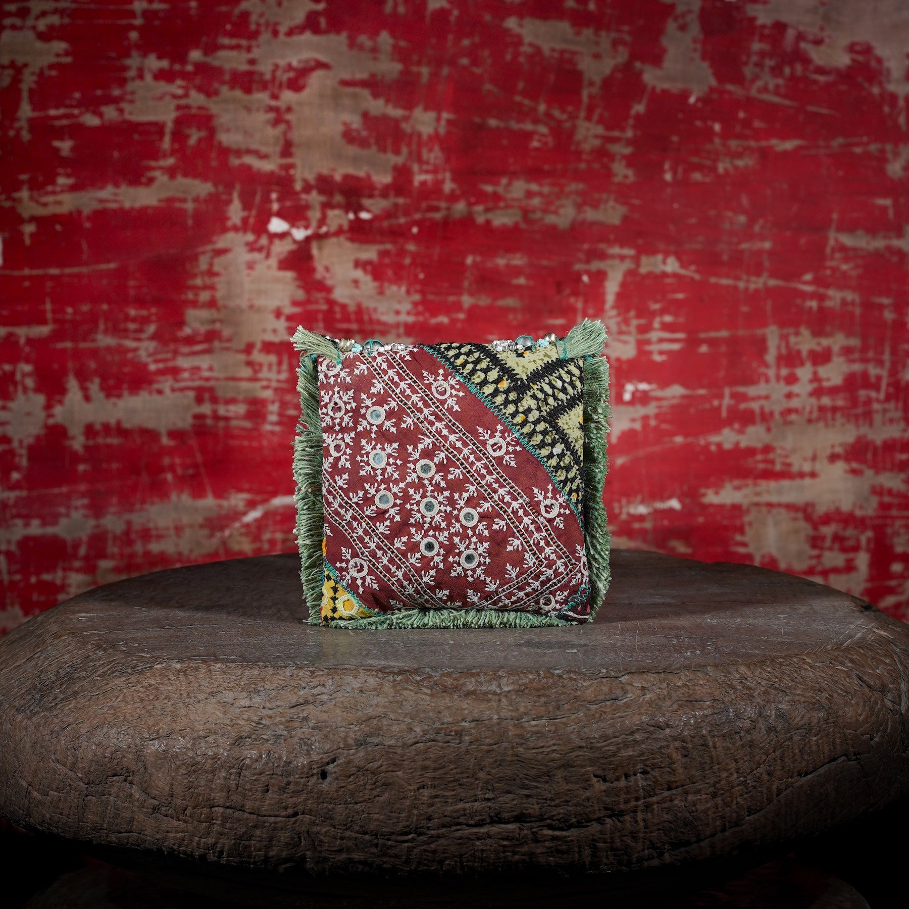 Turquoise Banjara Minion Clutch 011