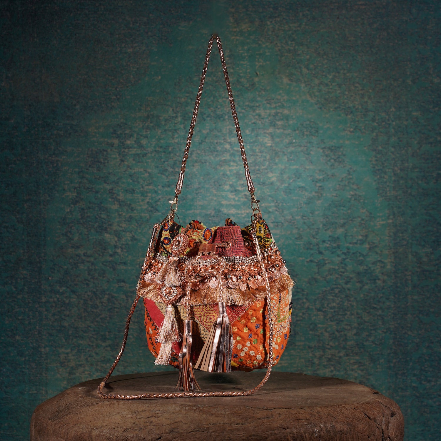 Rose Gold Banjara Potli 004