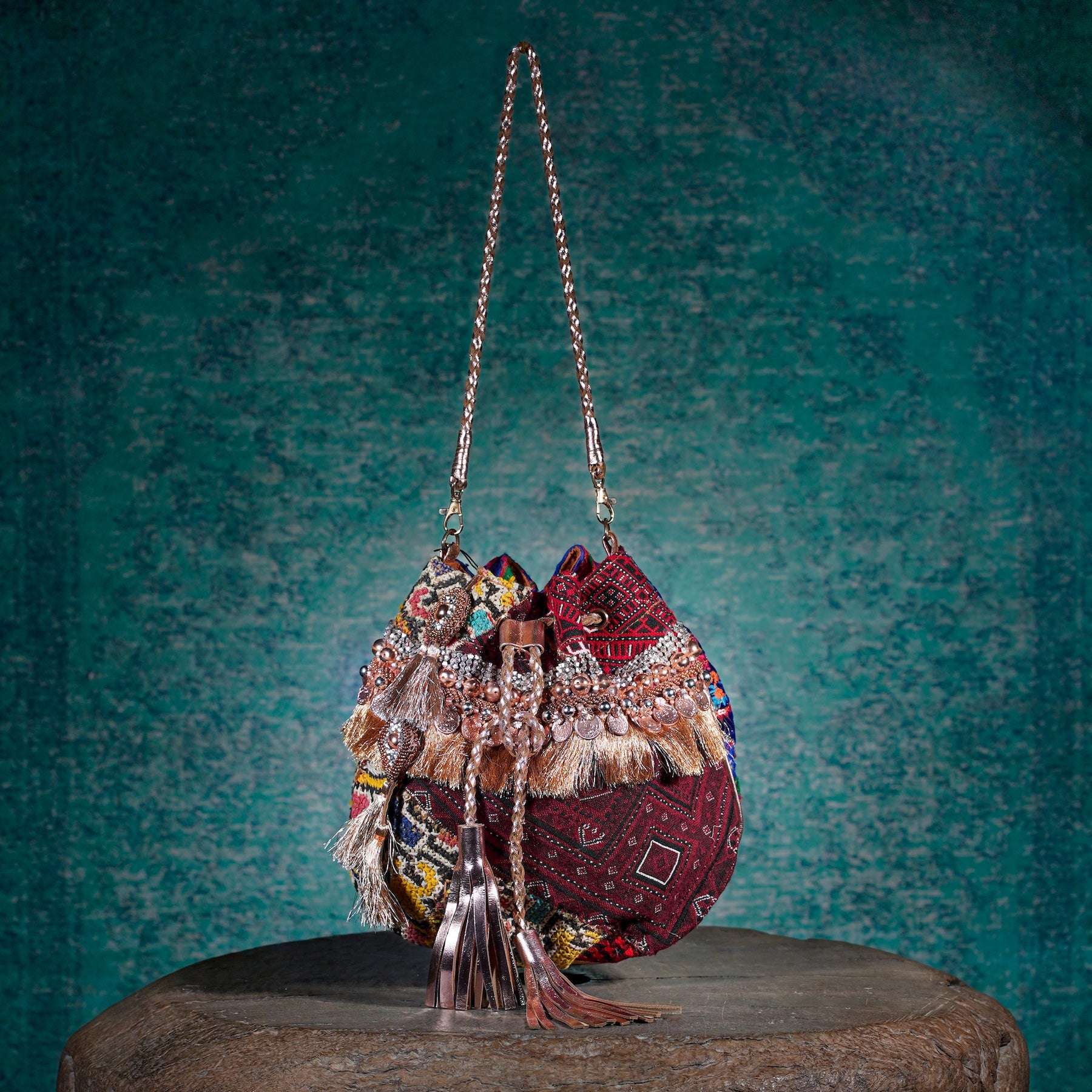 Rose Gold Banjara Potli 016