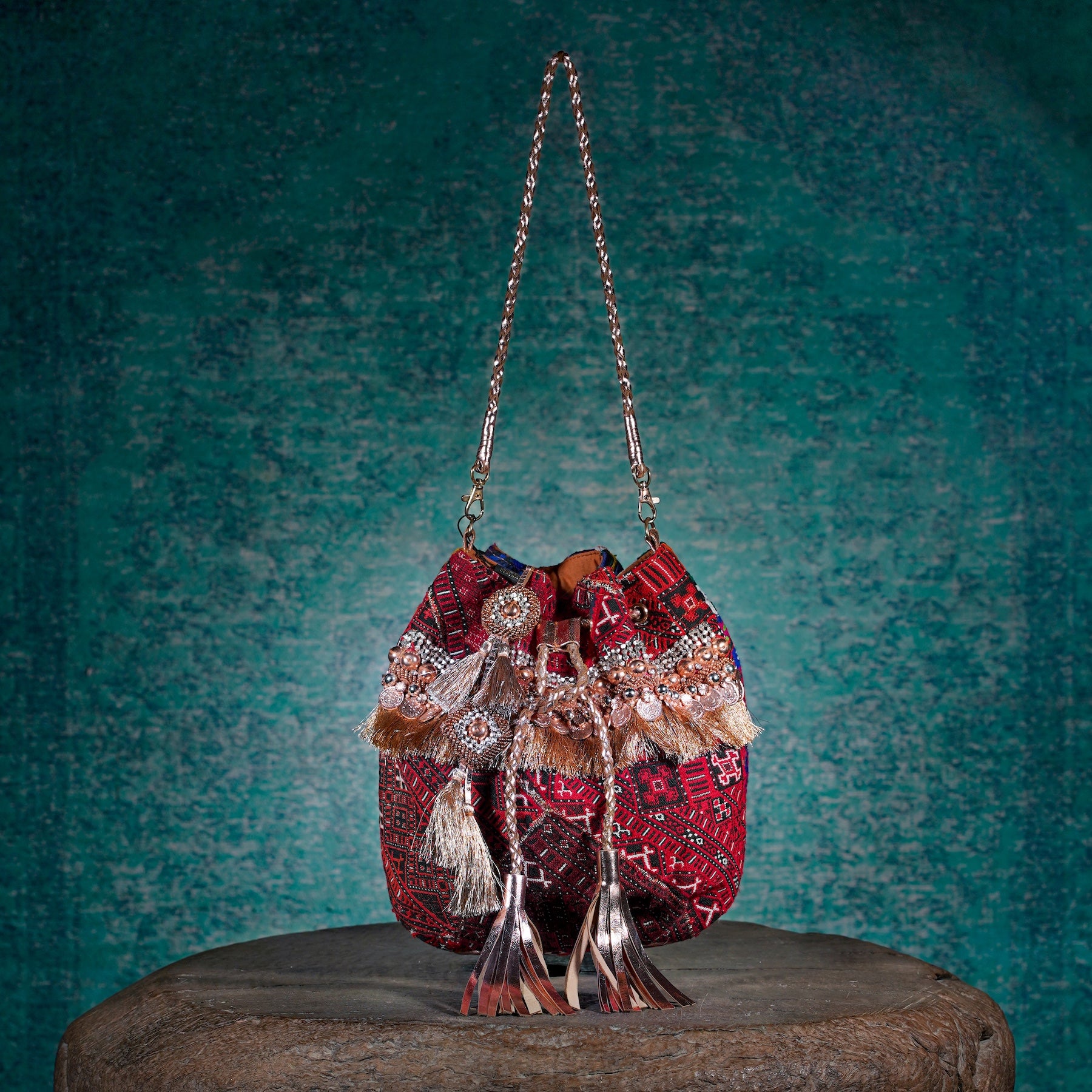 Rose Gold Banjara Potli 017