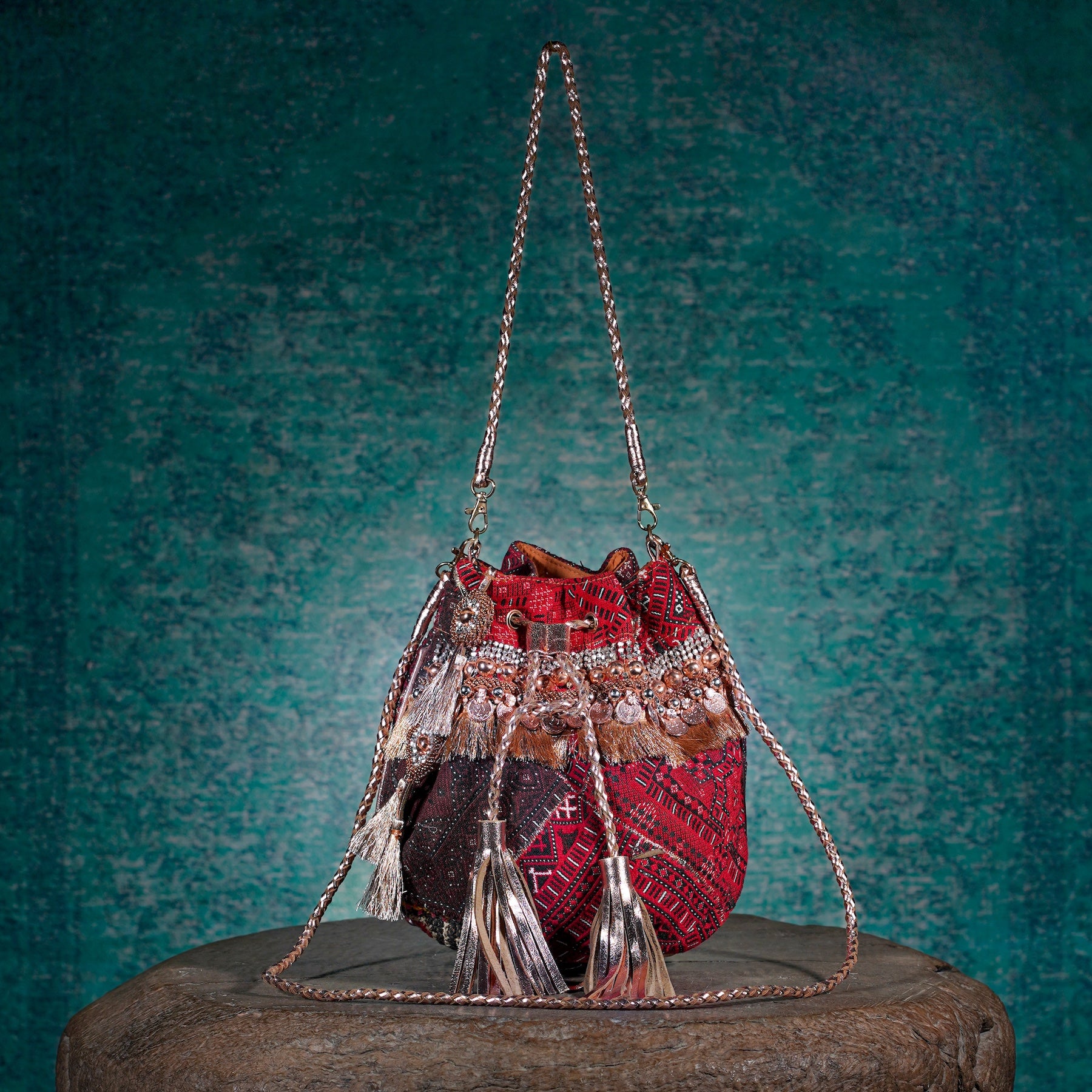 Rose Gold Banjara Potli 020